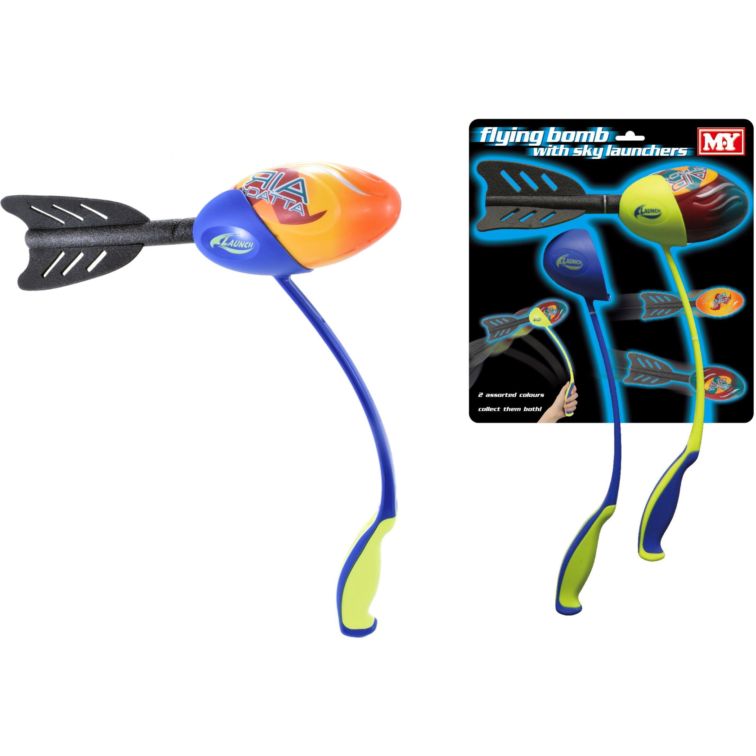 Multi Colour - M.Y - PU Foam Bomb with Sky Launcher - Assorted Colour