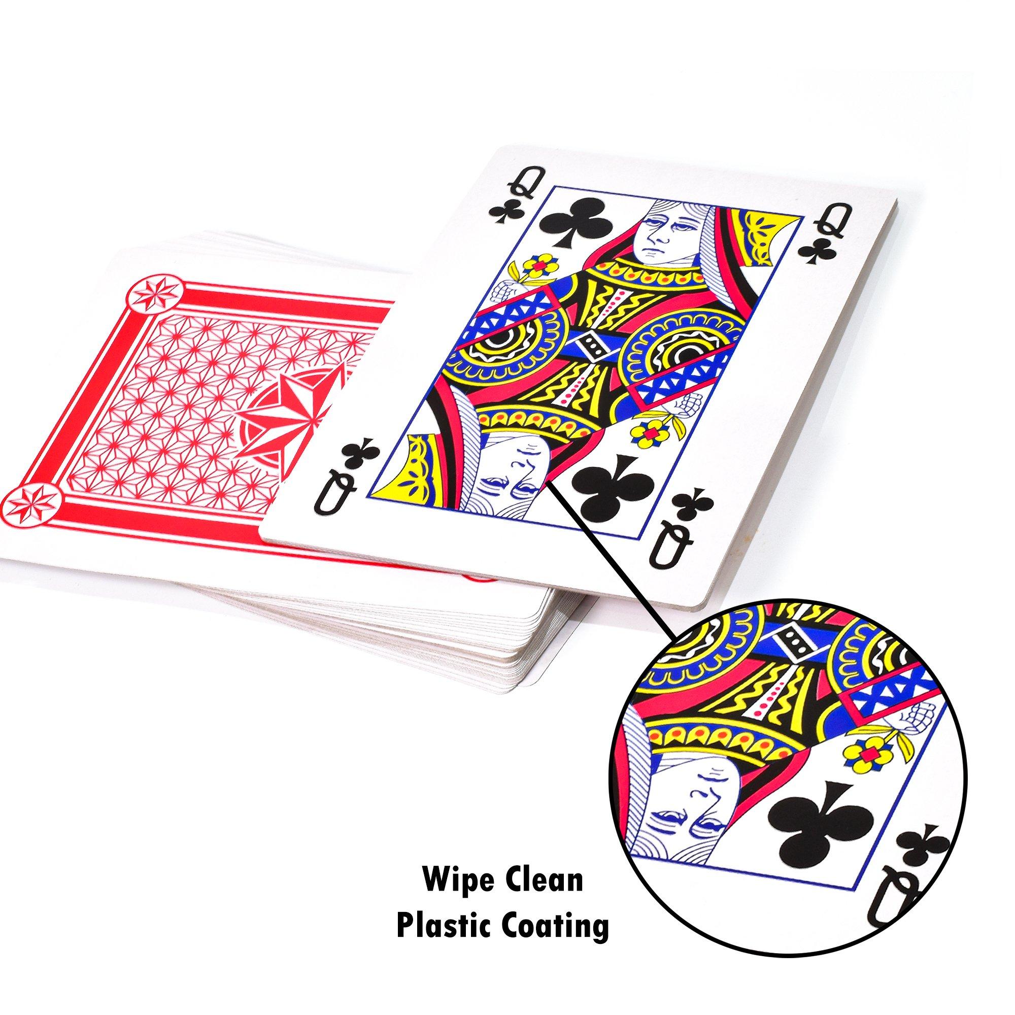 Multi Colour - M.Y - Deck of Giant Playing Cards - 3