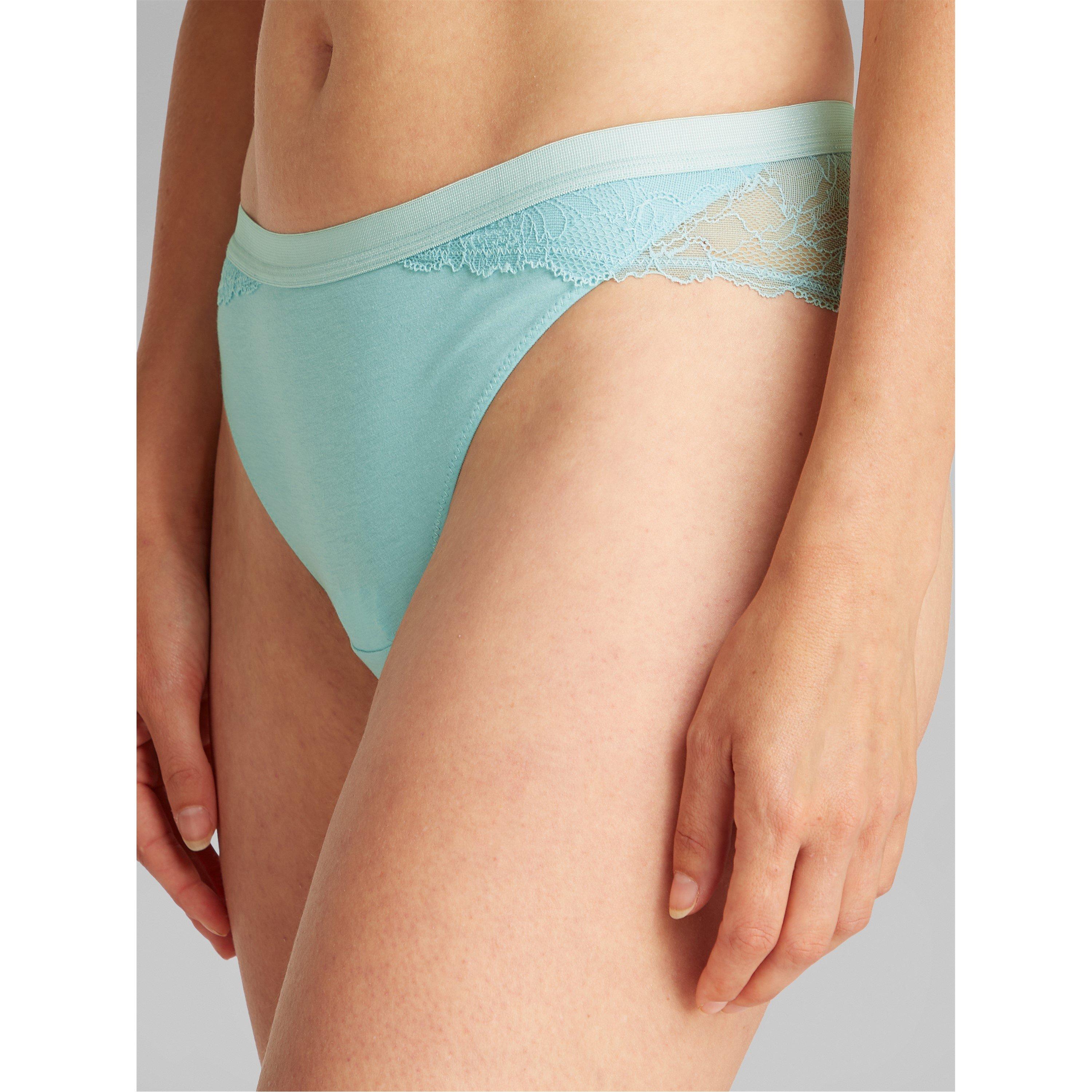 Calvin Klein Women's Tanga Brief - Strato - 12 (M)