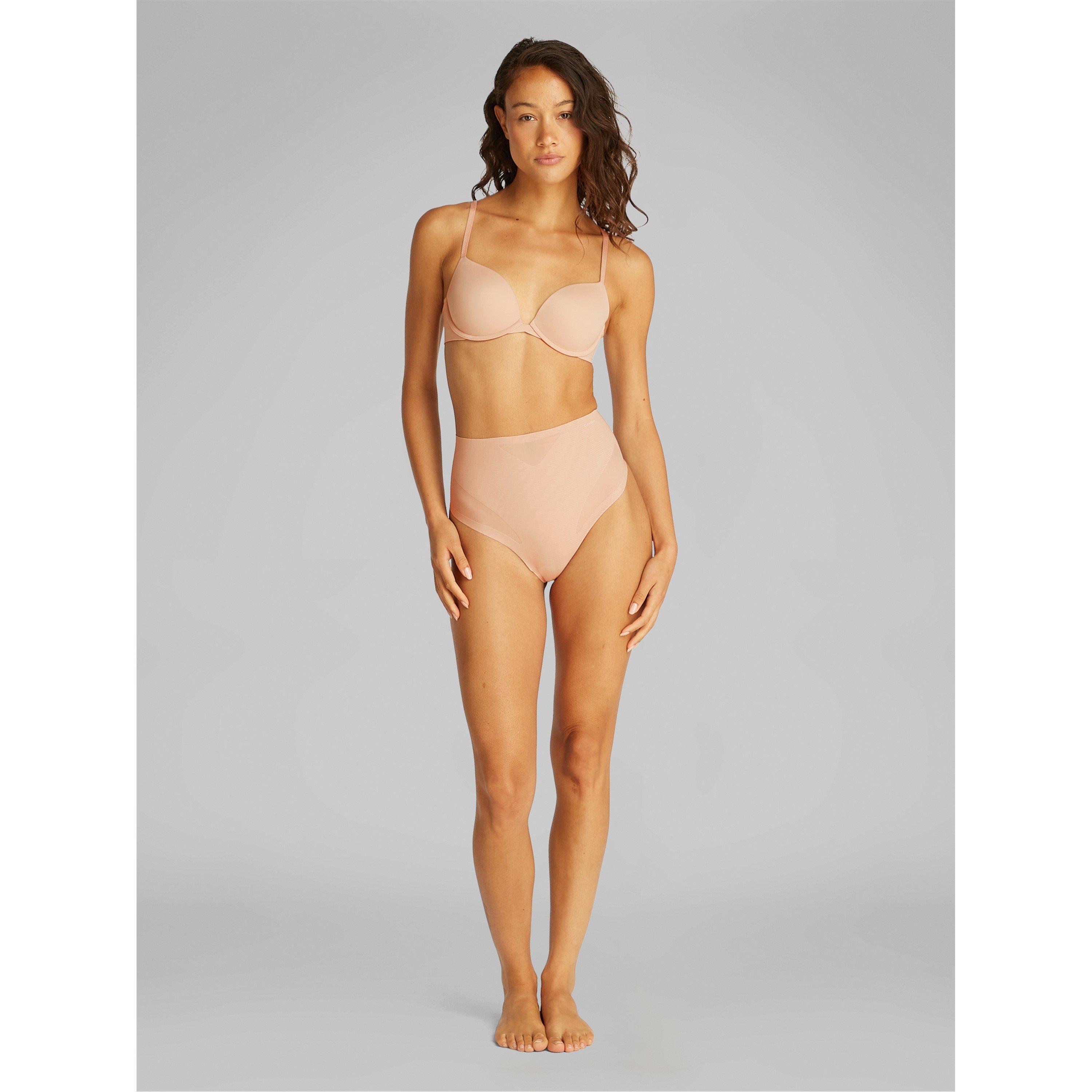 Cedar - Calvin Klein - Women's Sculpted Firm Mesh Thong Shapewear - 2