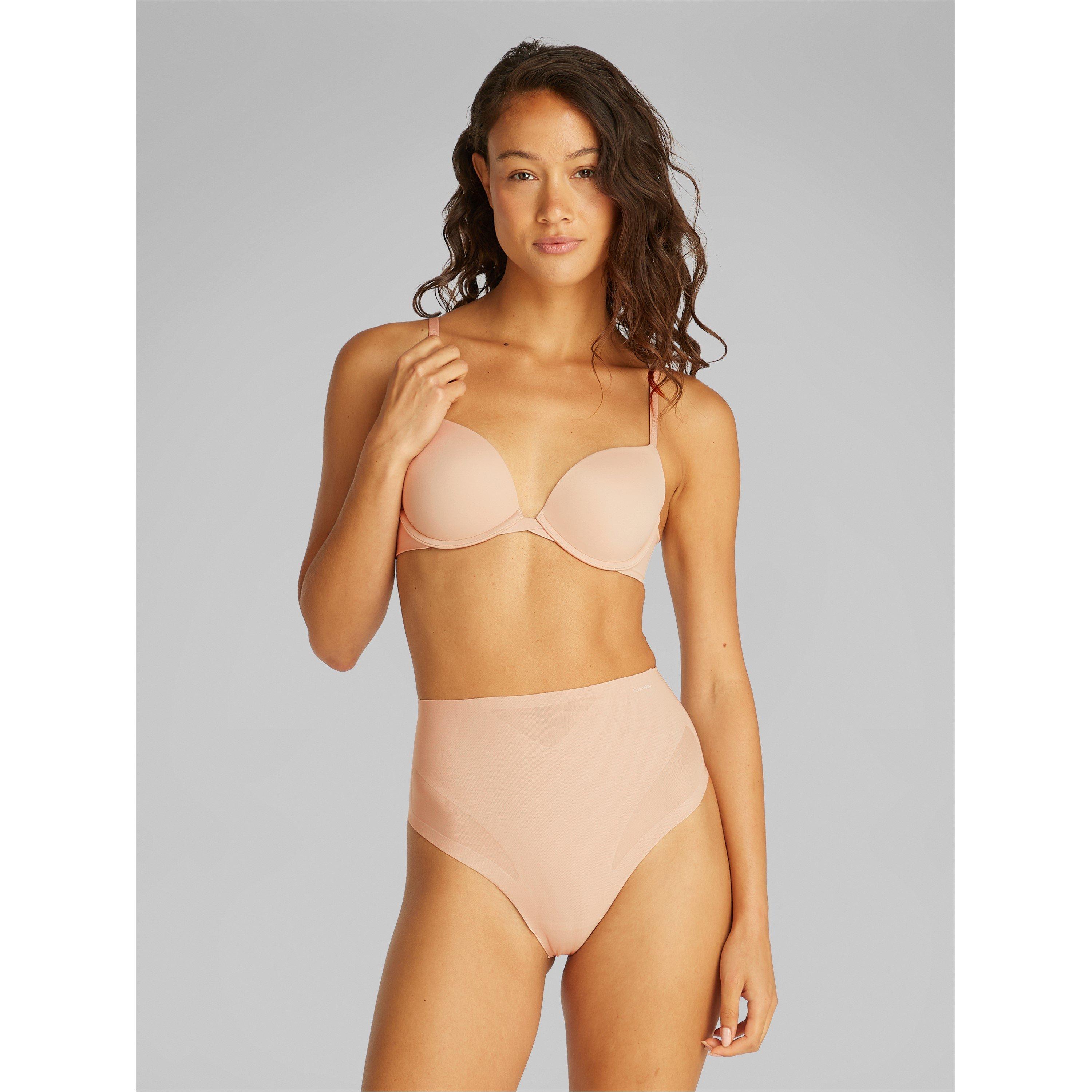 Cedar - Calvin Klein - Women's Sculpted Firm Mesh Thong Shapewear - 4