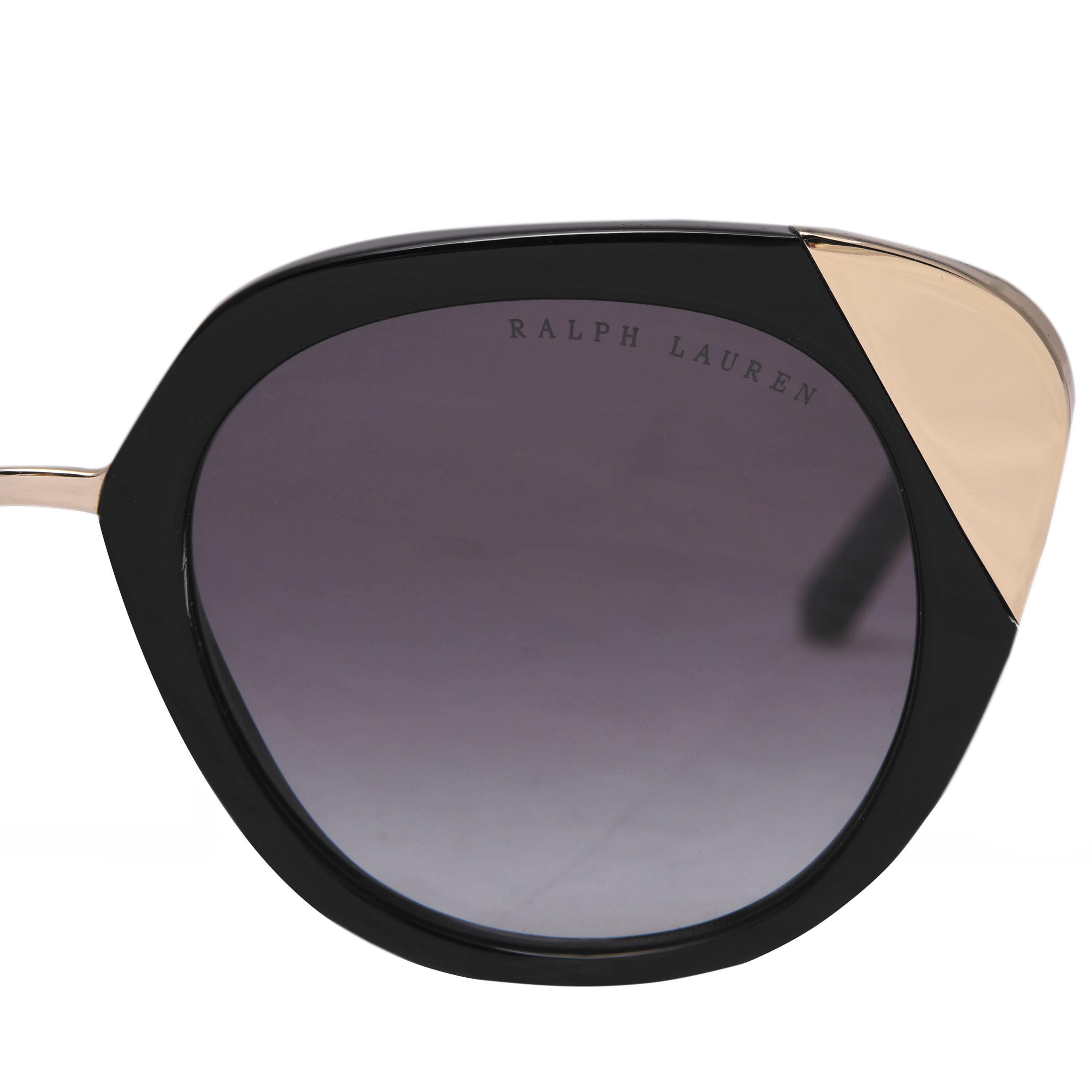 - - Ralph Lauren - Black 0RL8178 Square Sunglasses - 3