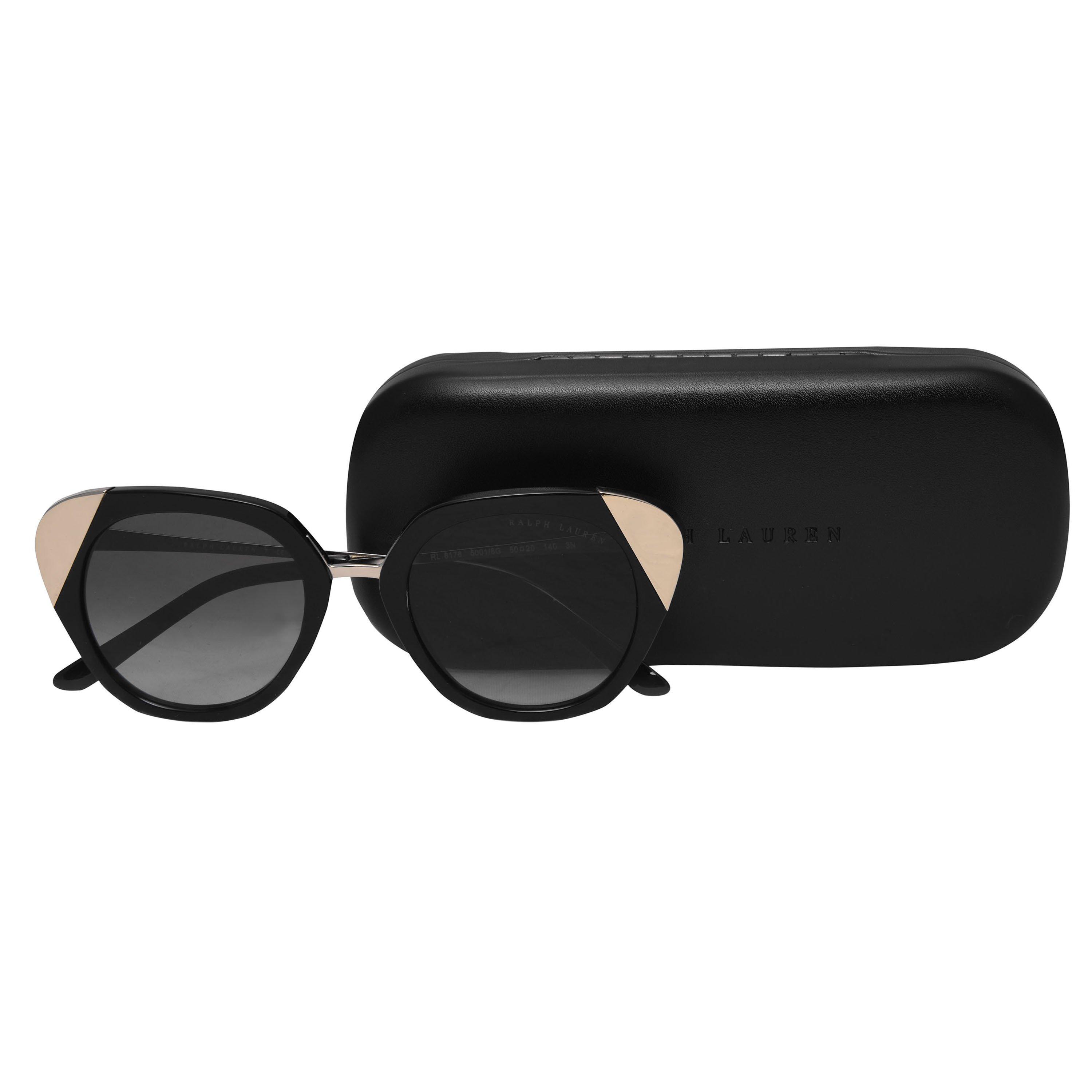 - - Ralph Lauren - Black 0RL8178 Square Sunglasses - 5