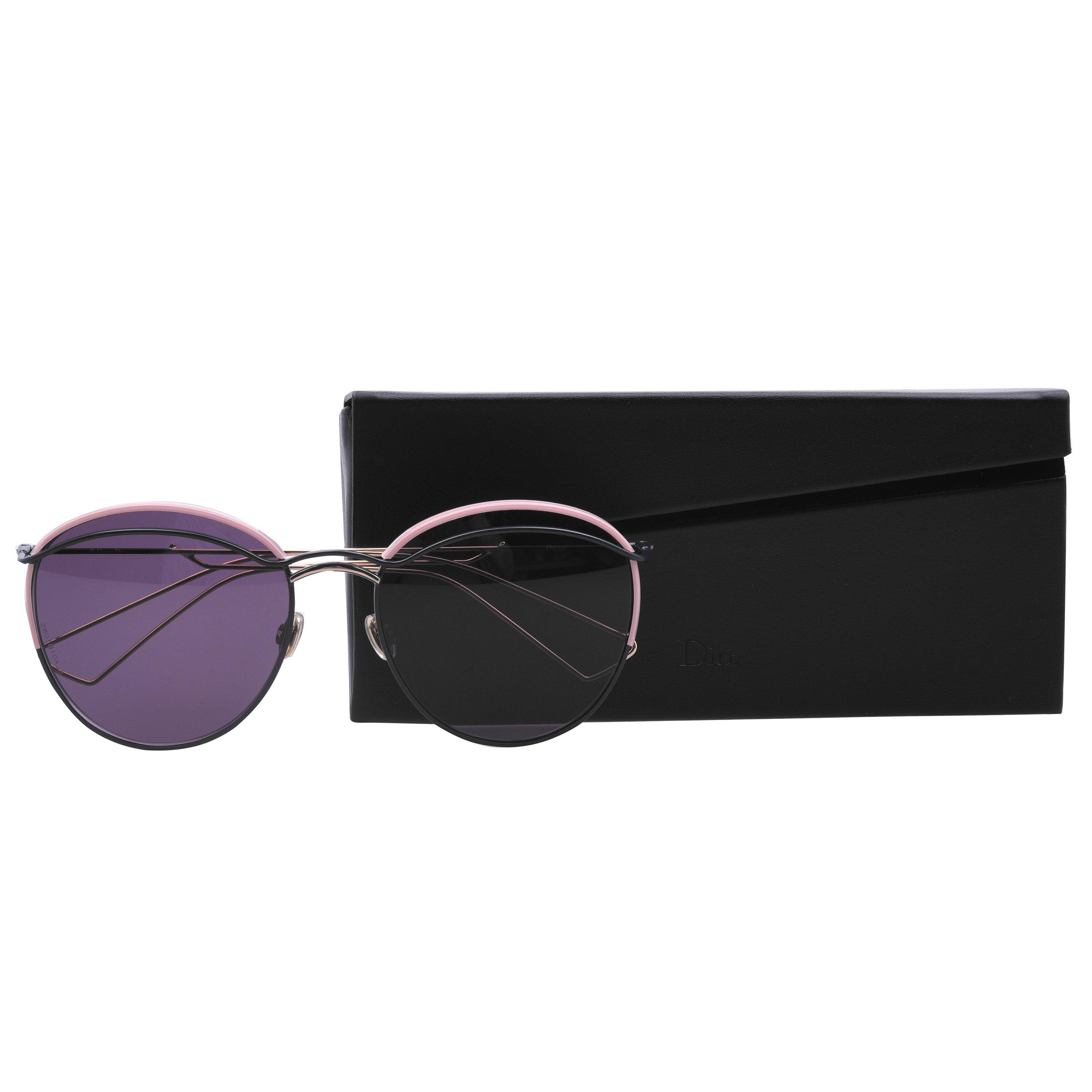 - - DIOR - Blue 0CD000719 Oval Sunglasses - 3