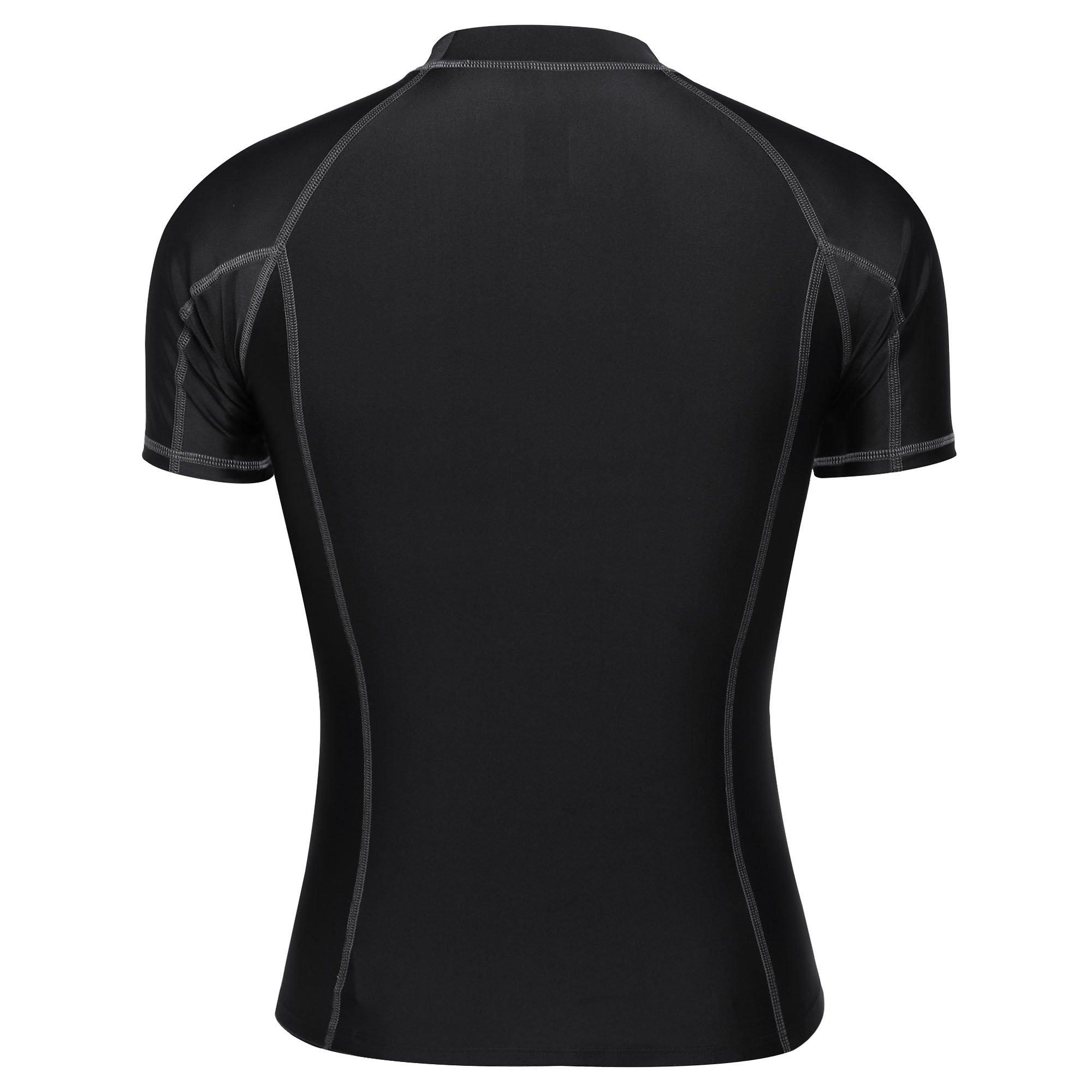 Black - Arena - Short Sleeve UV Top Mens - 3