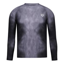 Arena Graphic Mens Long Sleeve Rash Vest