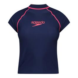 Speedo Short Sleeve Womens Rash Vest