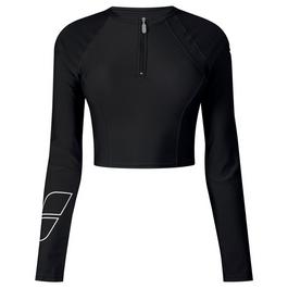 Arena Long Sleeve UV Crop Top Womens