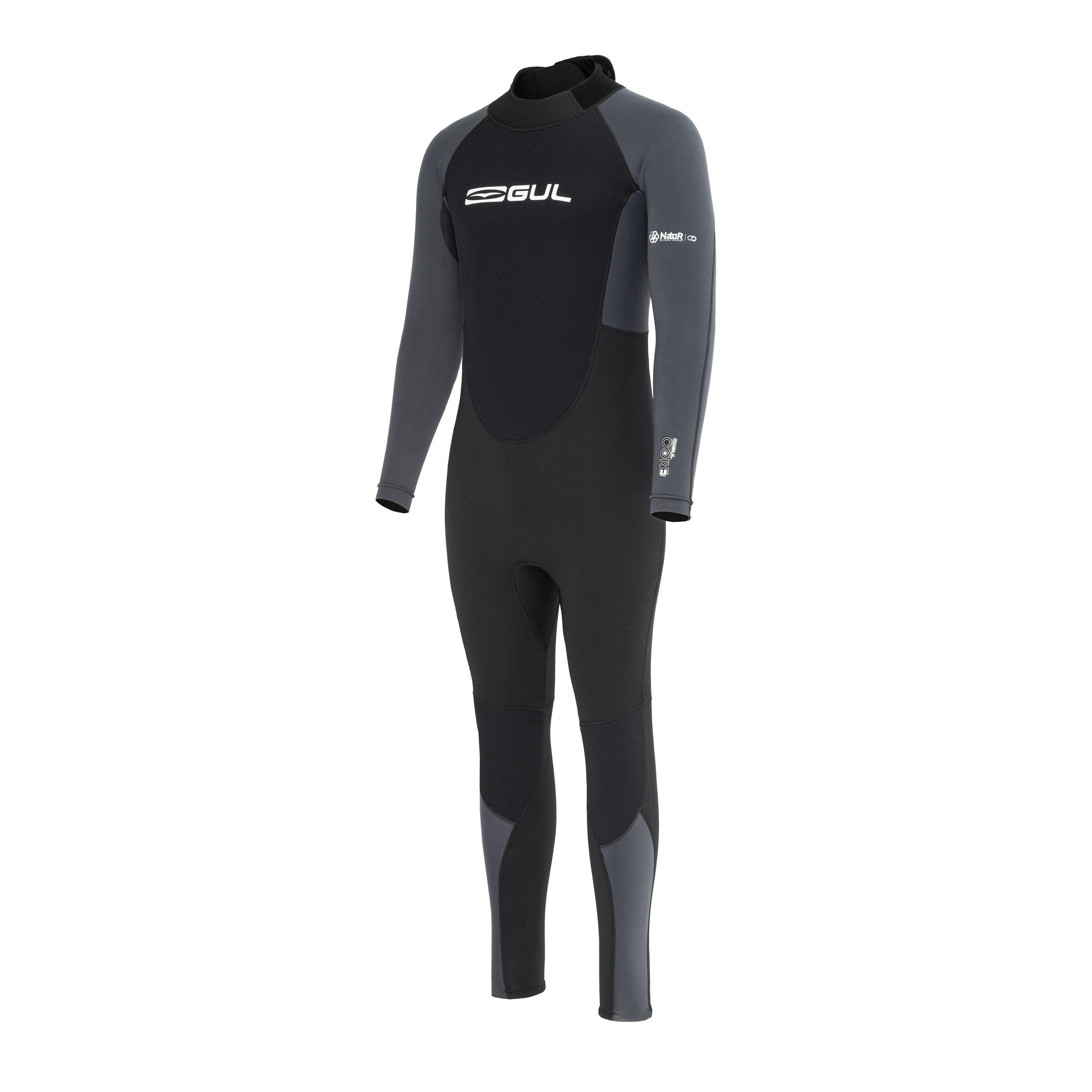 Nero/Grigio - Gul - Contour Full Length 3.2mm Wetsuit Mens - 3