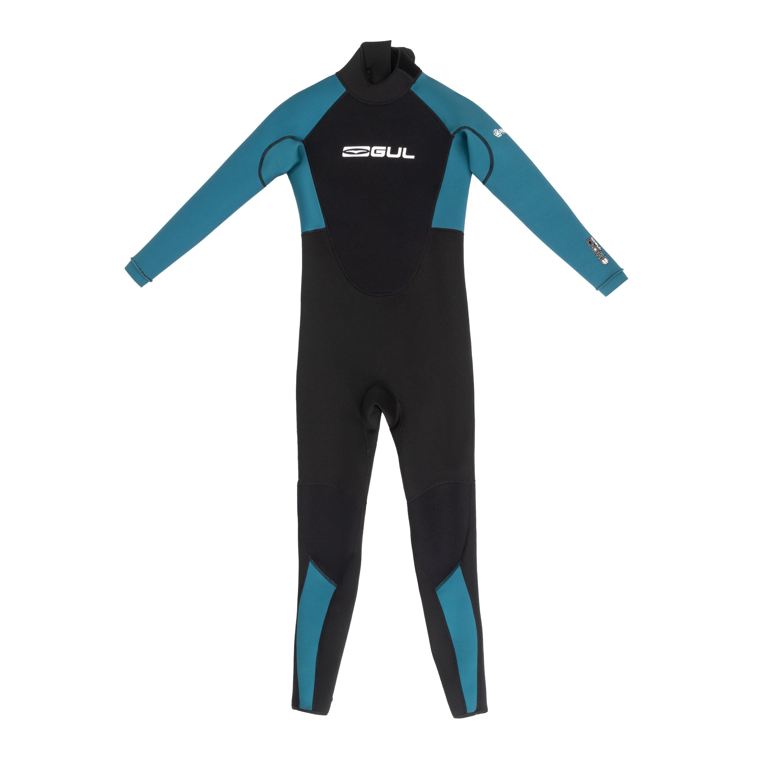 Black - Gul - Contour Full Length 3.2mm Wetsuit Juniors - 1