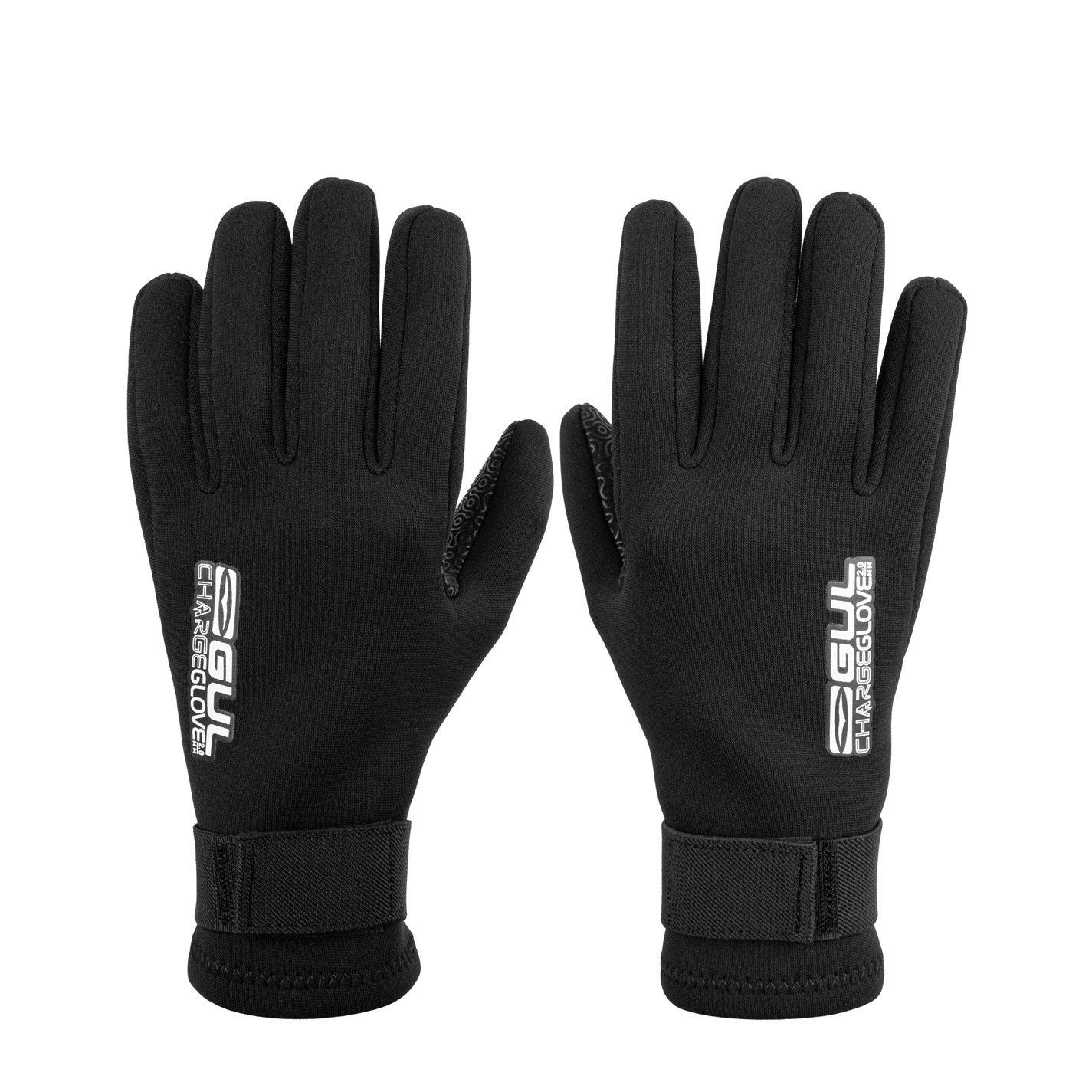Sort - Gul - Water Sport Gloves - 1