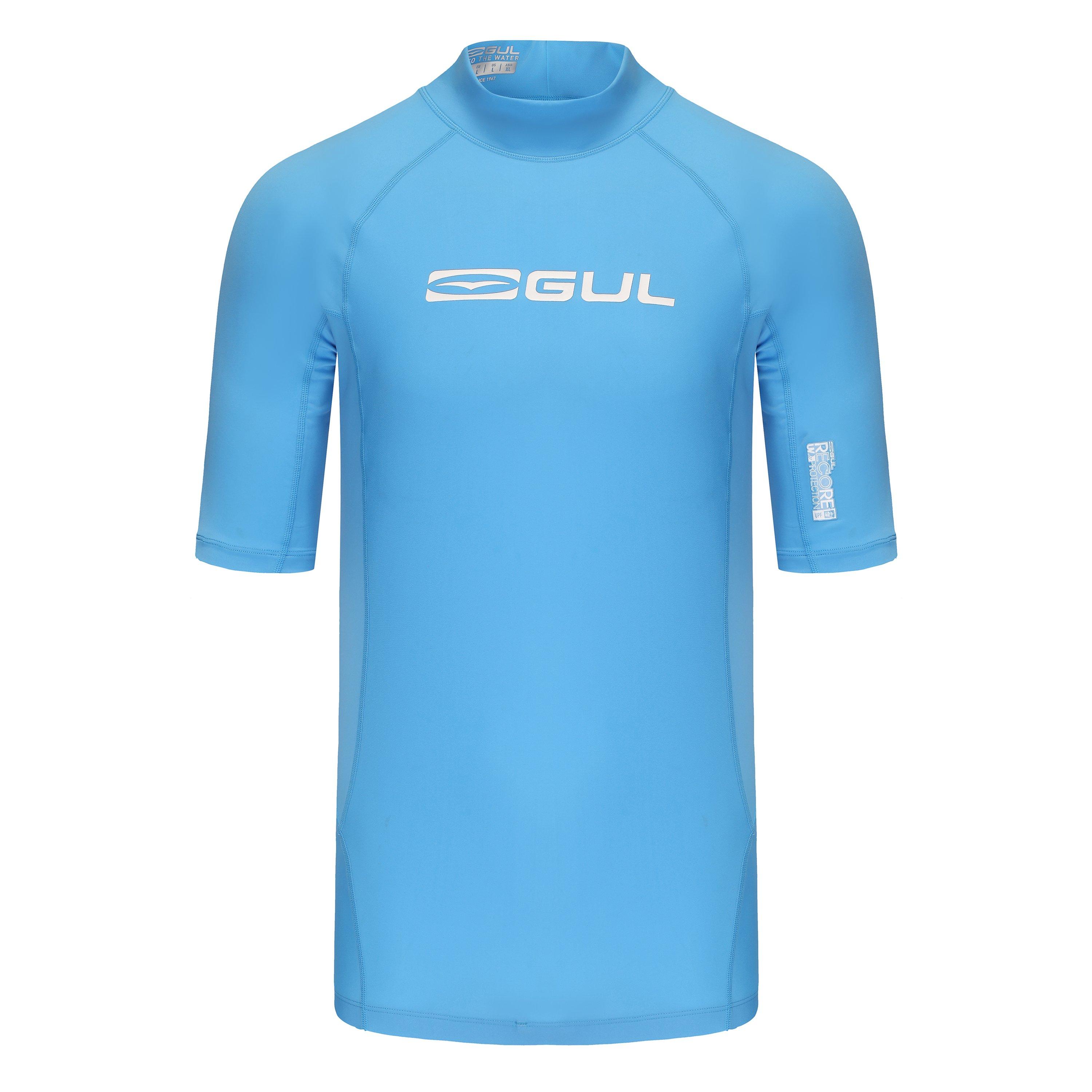 Gul Men's Rash Vest - Azure Blue - Medium