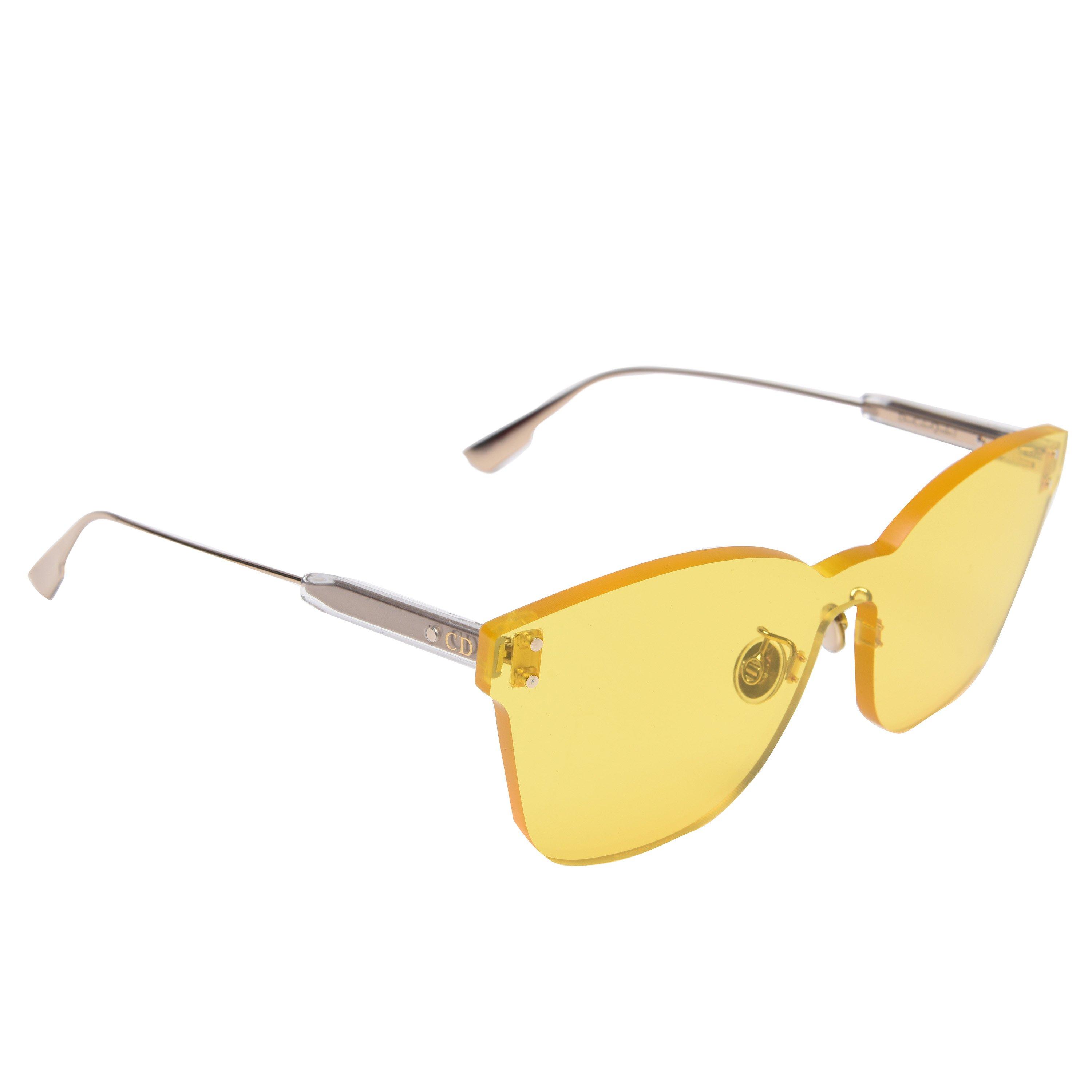 - - DIOR - Yellow 0CD001046 Square Sunglasses - 2