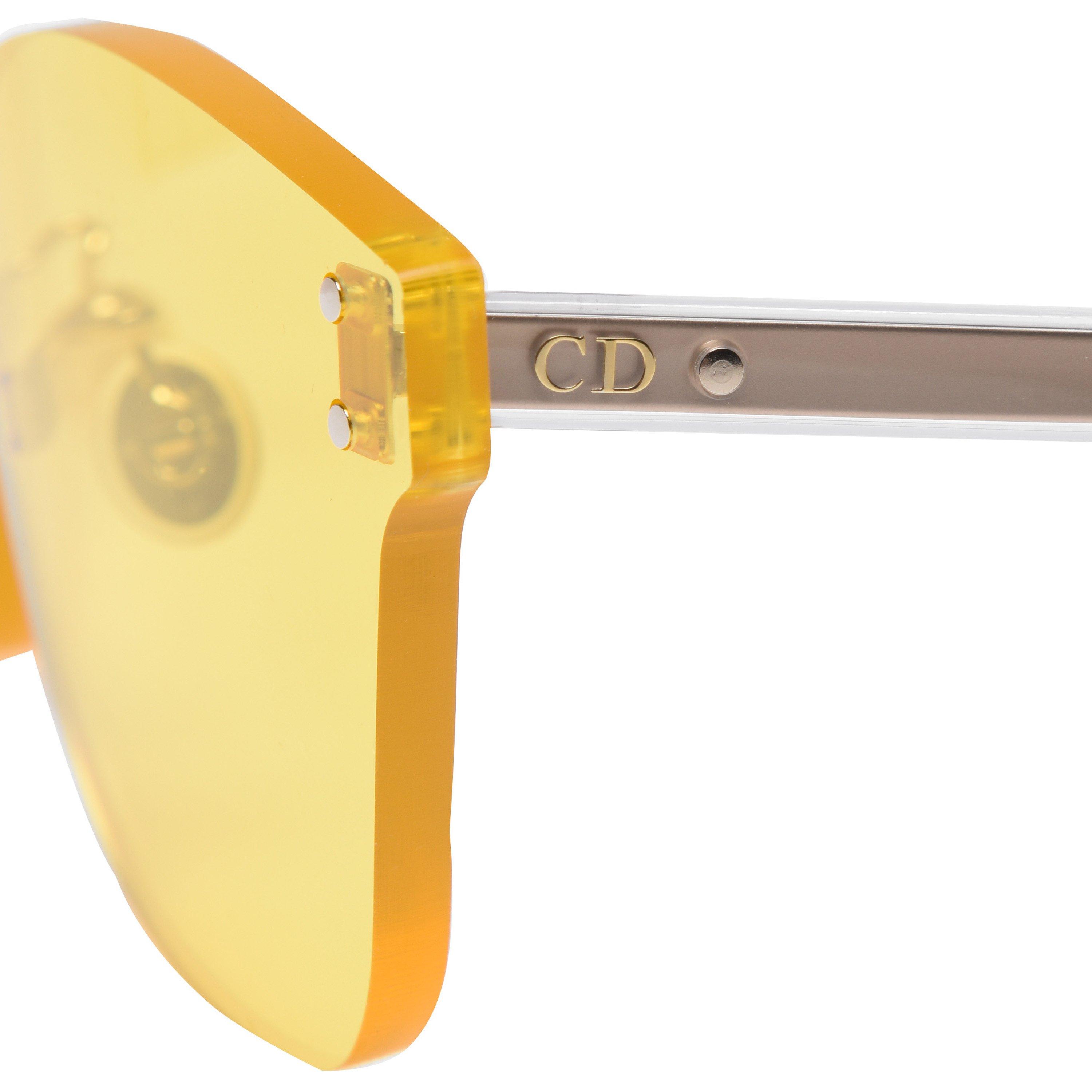 - - DIOR - Yellow 0CD001046 Square Sunglasses - 3