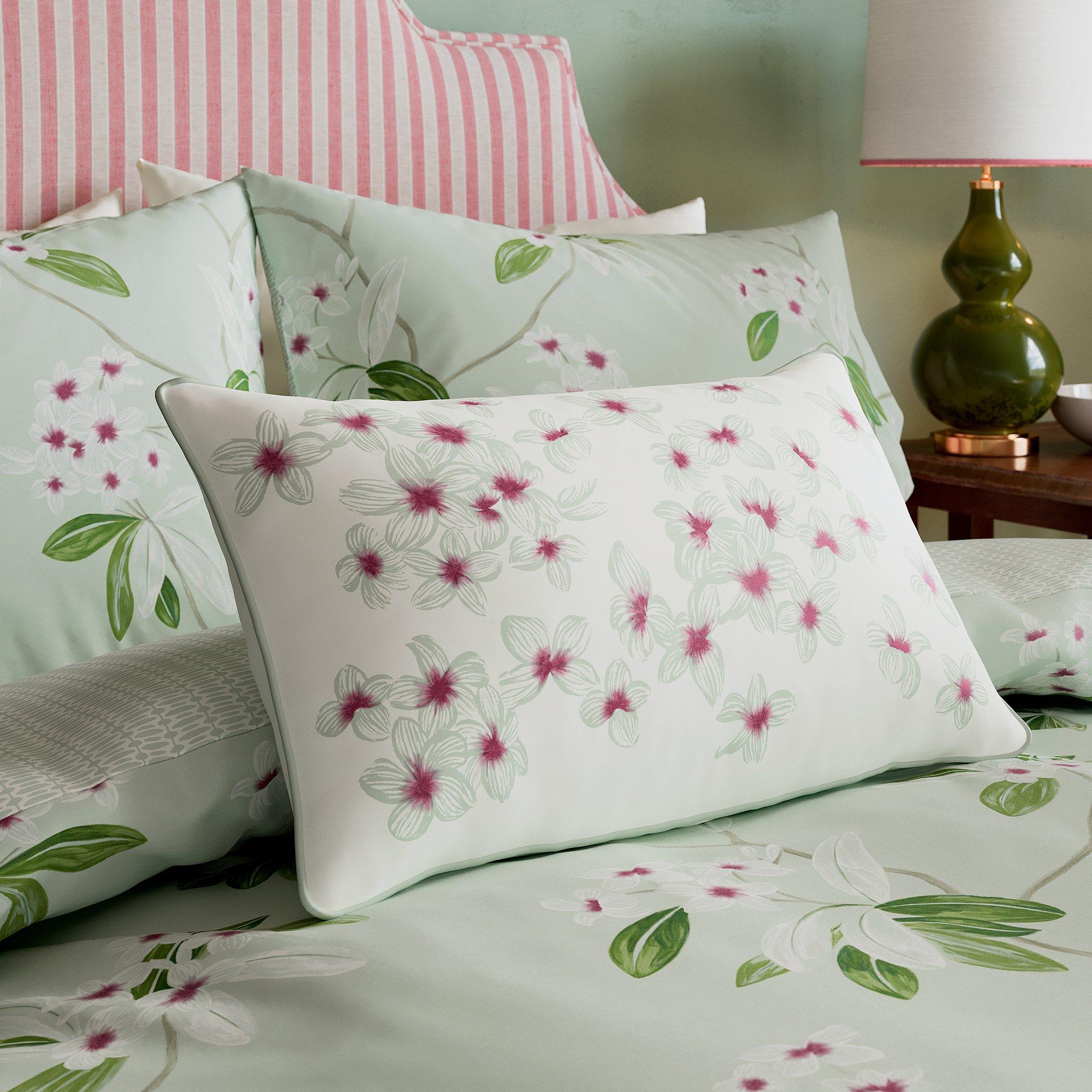 Aqua - Sanderson - Oleander Cotton Cushion - 2