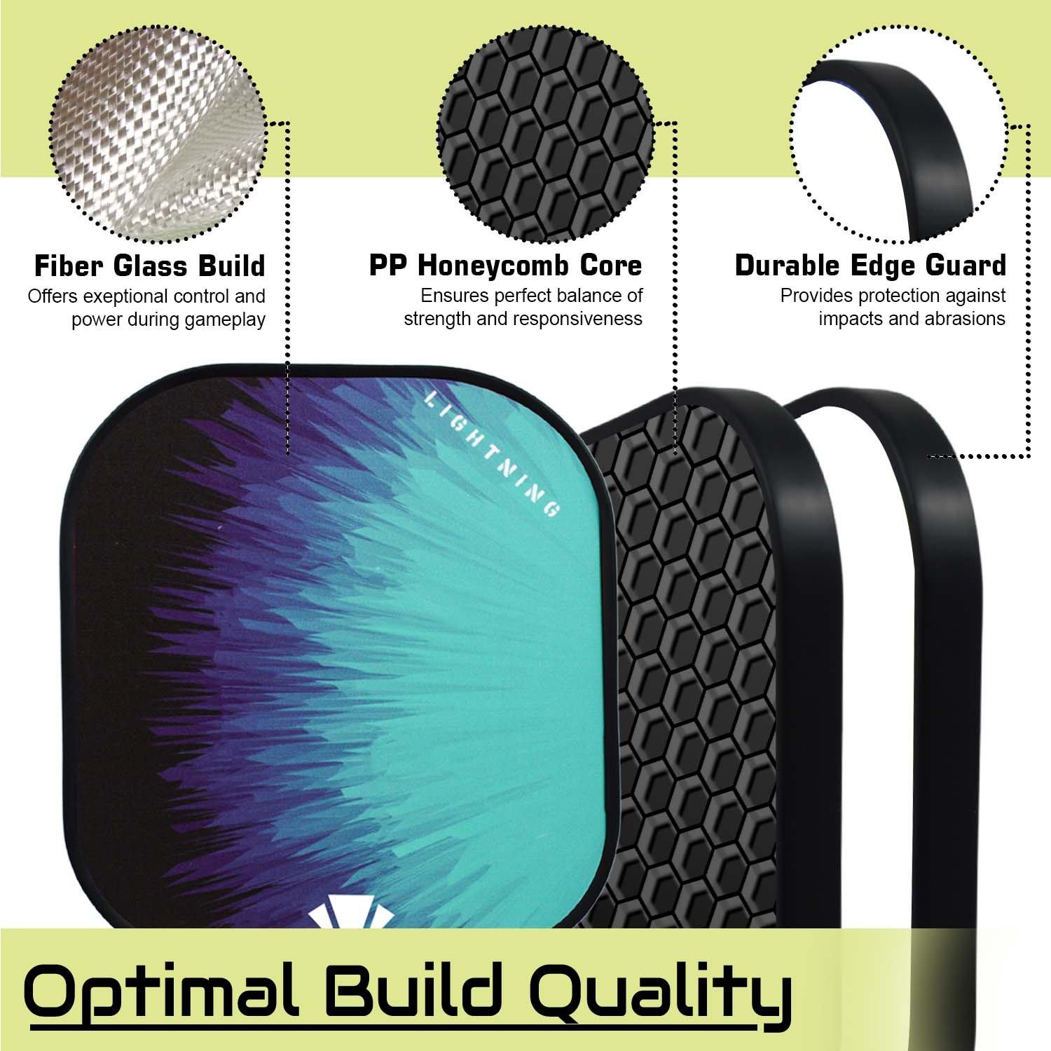 Multicolour - Carlton - Lightning Pickle Bat - 4