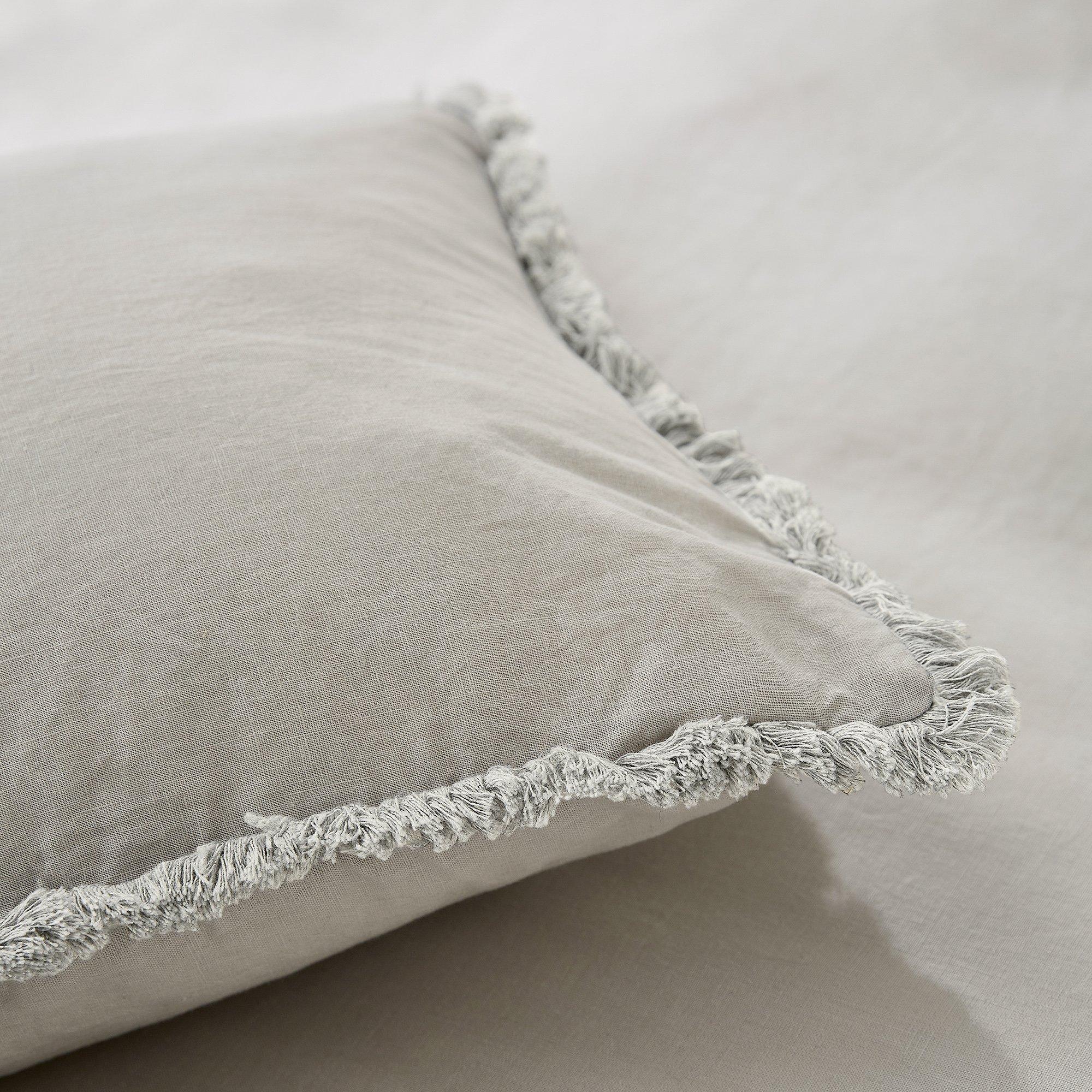 Silver - Sanderson - Pure Linen Cotton Bed Cushion - 3