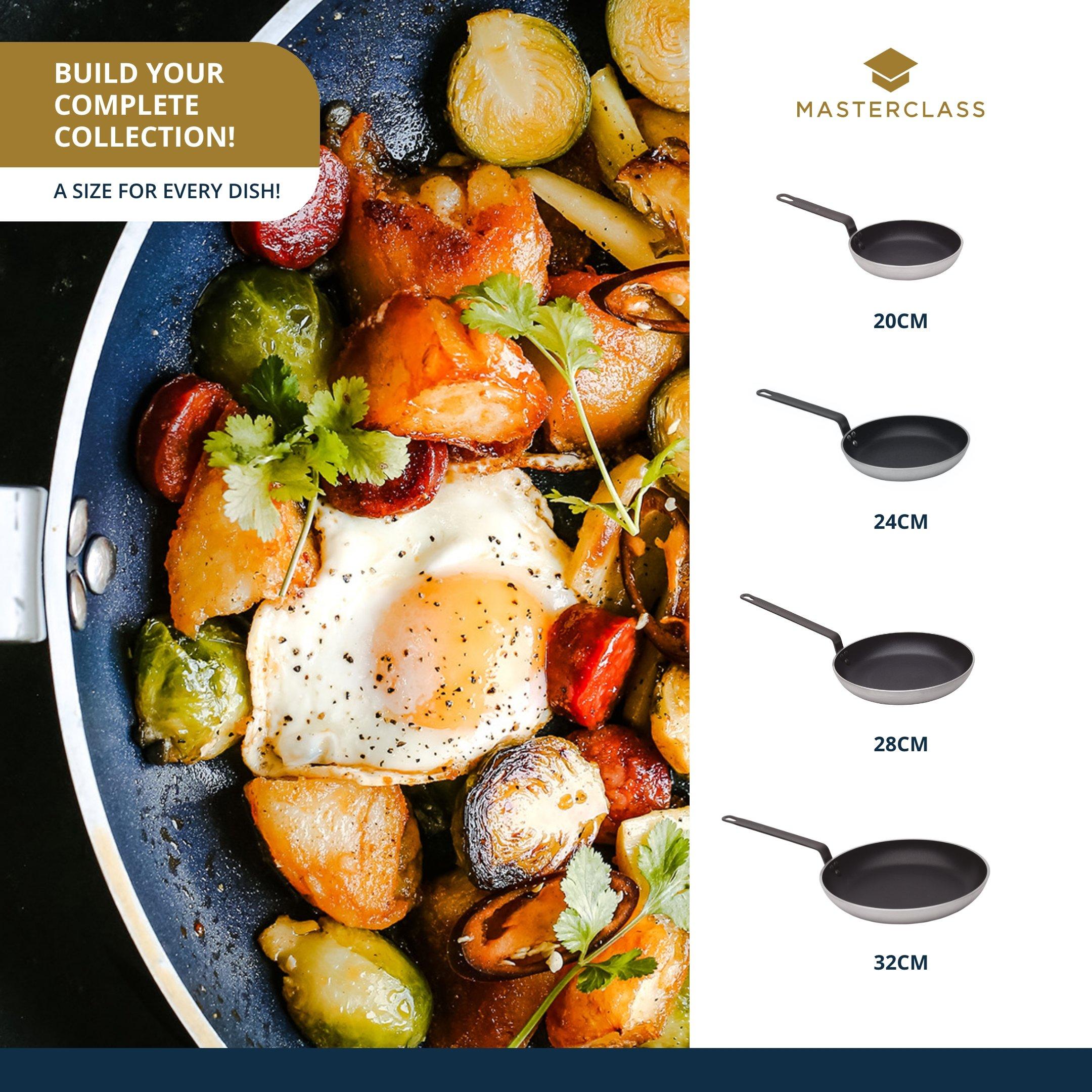 Black - MasterClass - MasterClass Heavy Duty Frying Pan, 20cm - 2