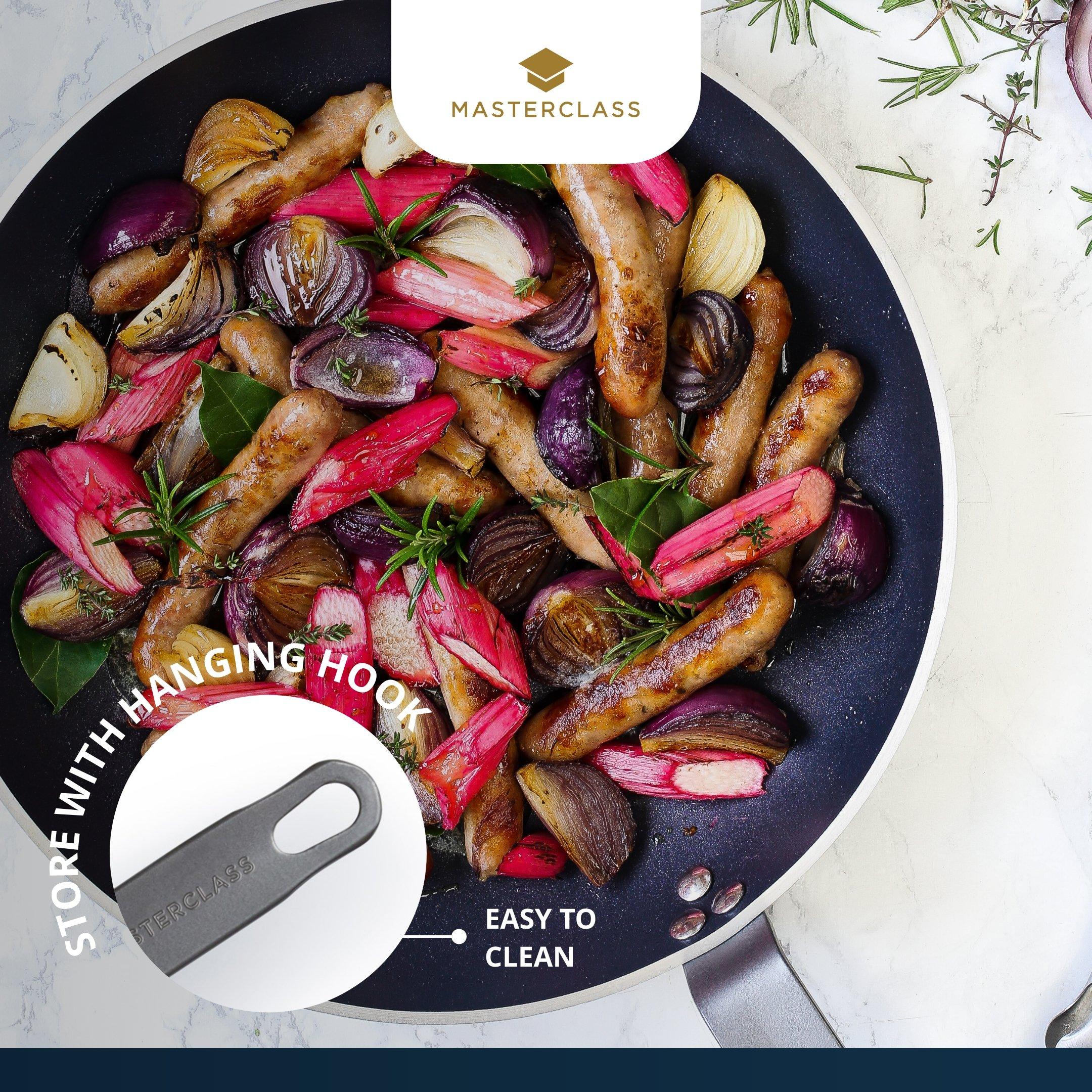 Black - MasterClass - MasterClass Heavy Duty Frying Pan, 20cm - 3