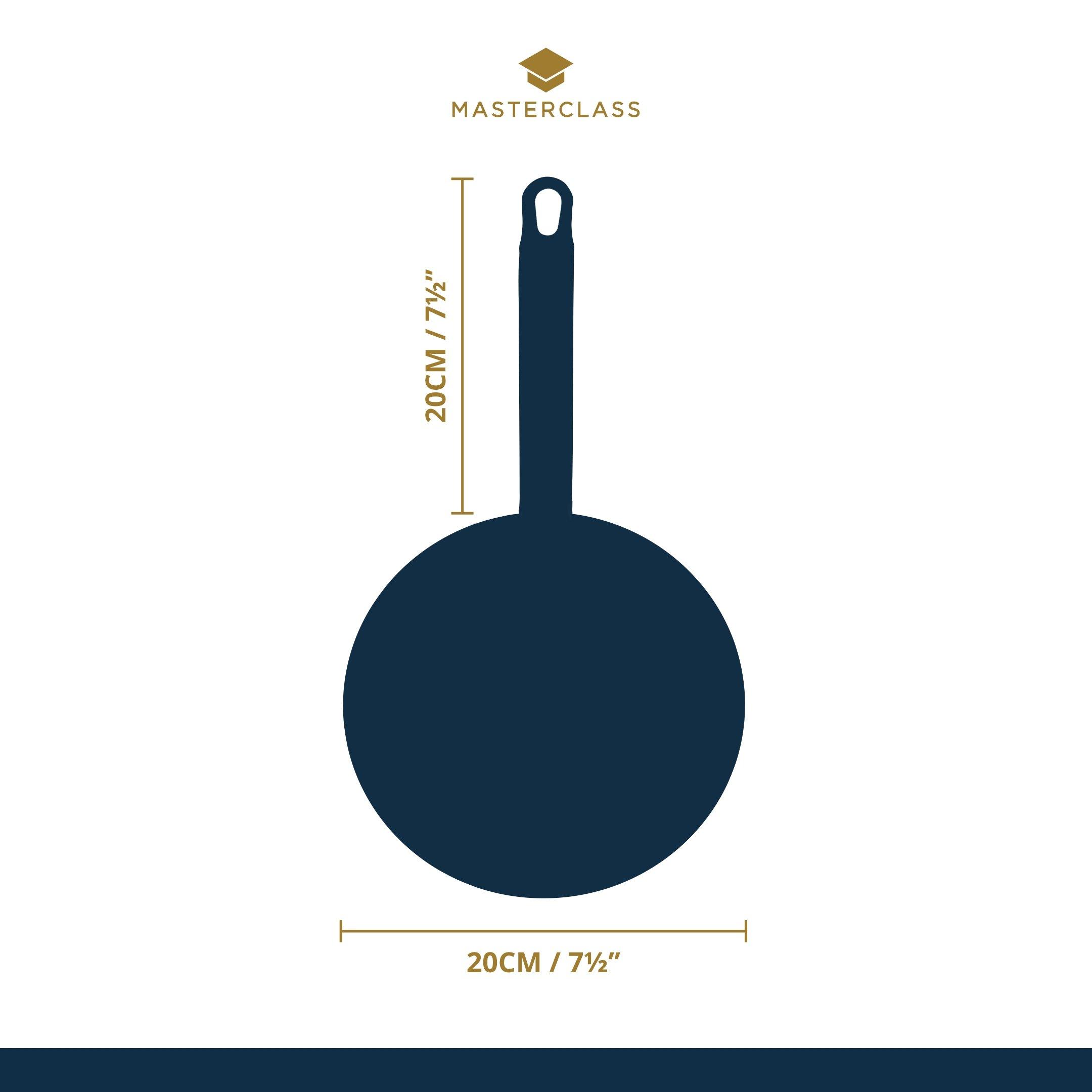 Black - MasterClass - MasterClass Heavy Duty Frying Pan, 20cm - 6