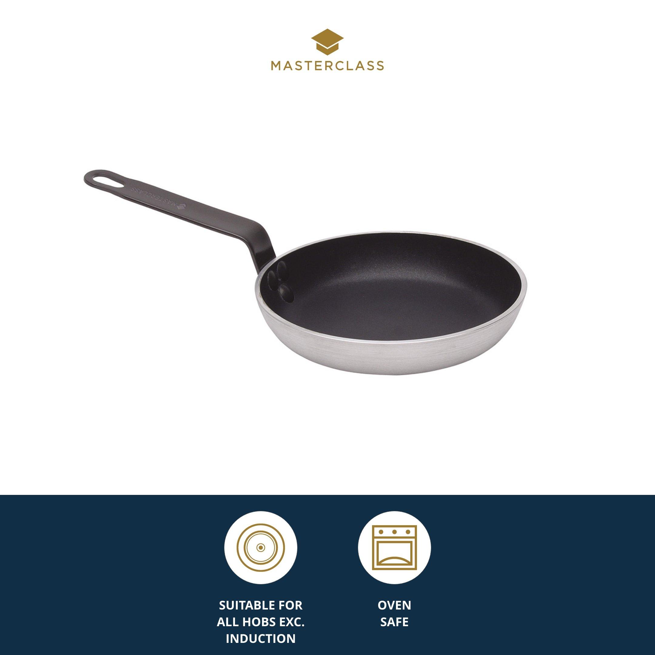Black - MasterClass - MasterClass Heavy Duty Frying Pan, 20cm - 7