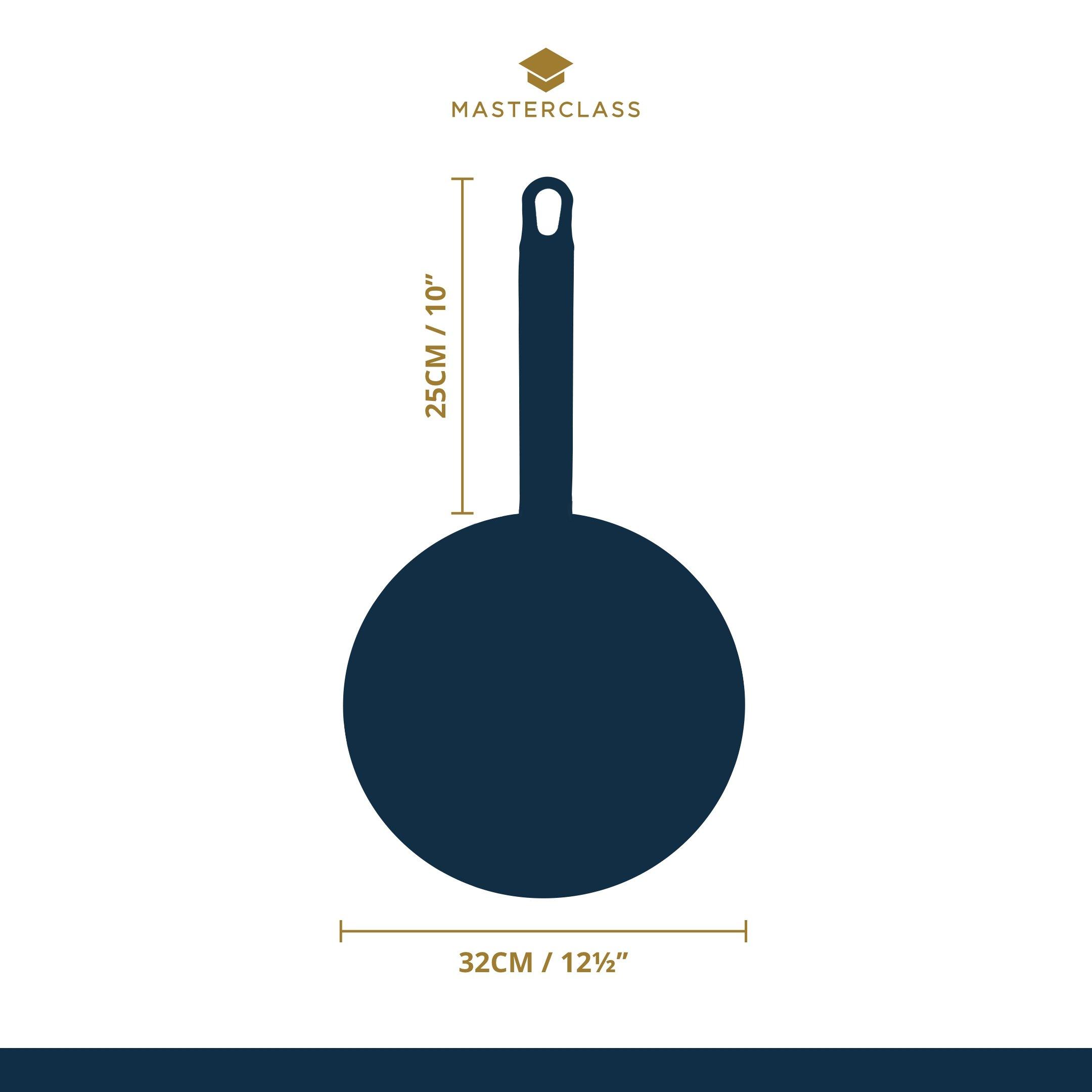 Black - MasterClass - MasterClass Heavy Duty Frying Pan, 32cm - 5