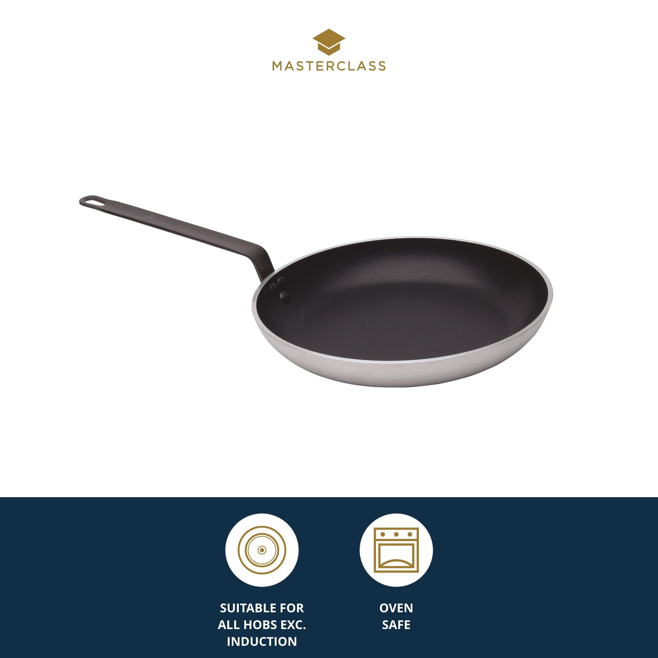 Black - MasterClass - MasterClass Heavy Duty Frying Pan, 32cm - 6
