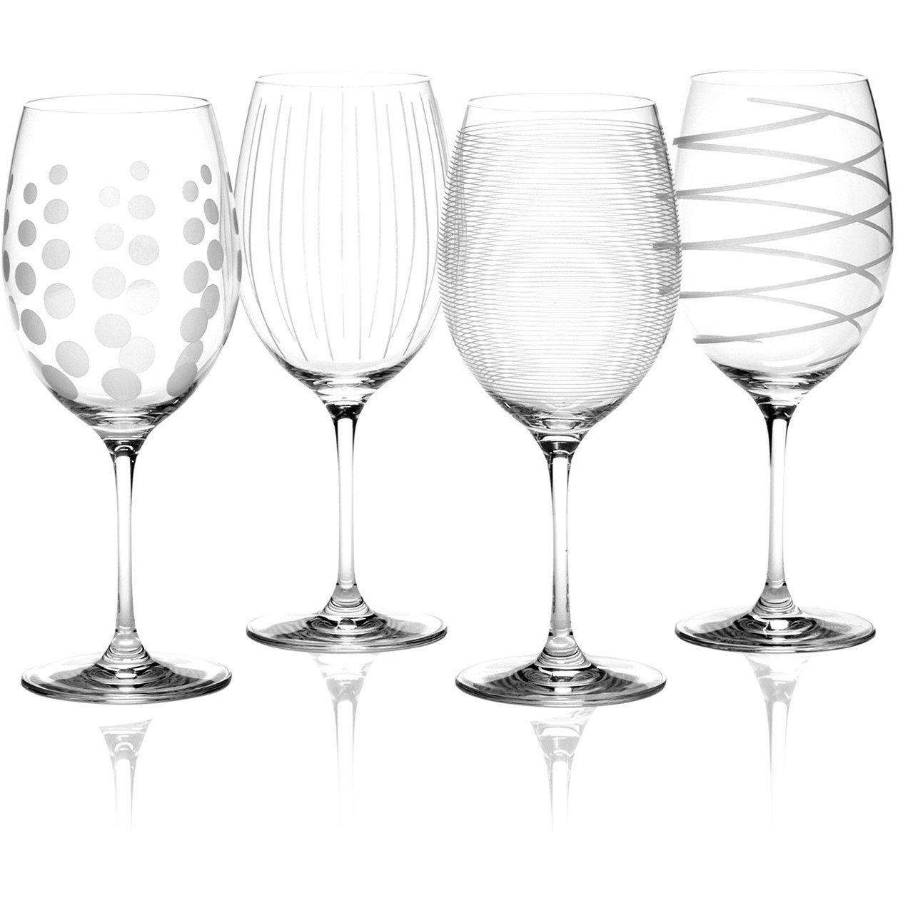 Mikasa  Cheers Set Of 4 Red Wine Glasses - Clear - 685ml