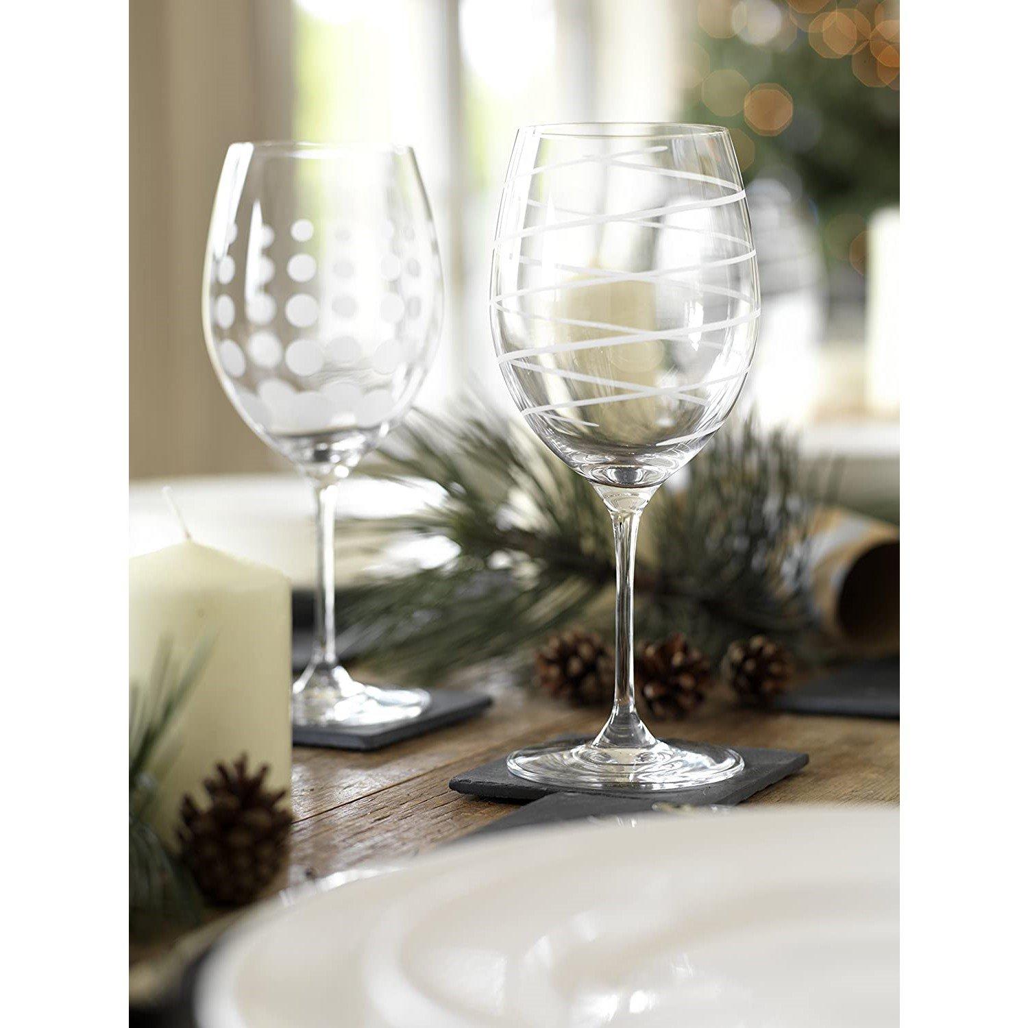 Clear - Mikasa - Mikasa Cheers Set Of 4 Red Wine Glasses - 2