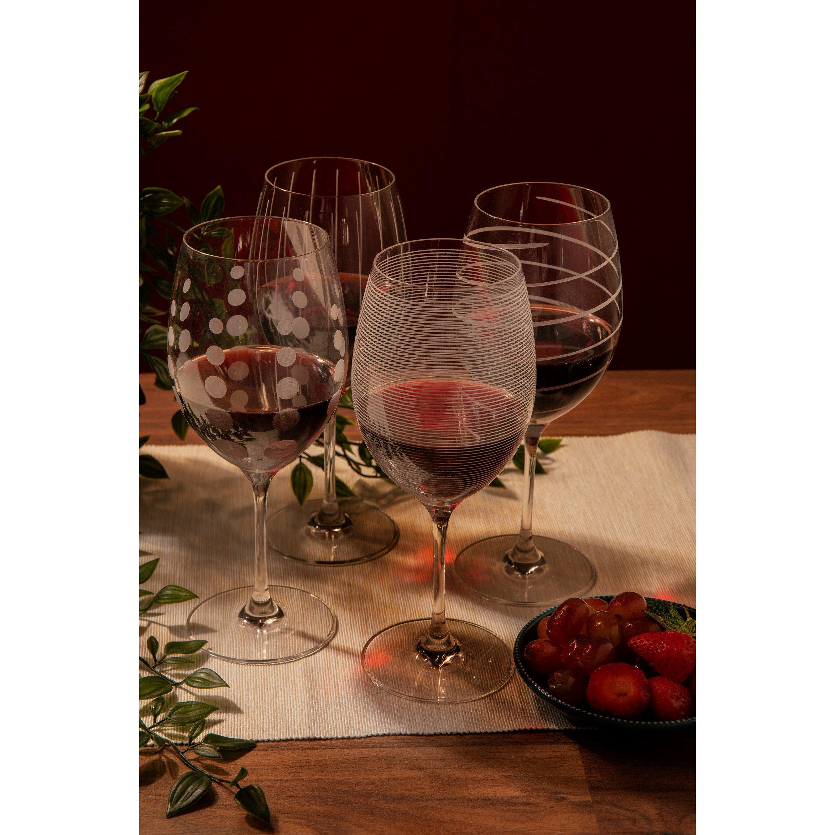 Clear - Mikasa - Mikasa Cheers Set Of 4 Red Wine Glasses - 3