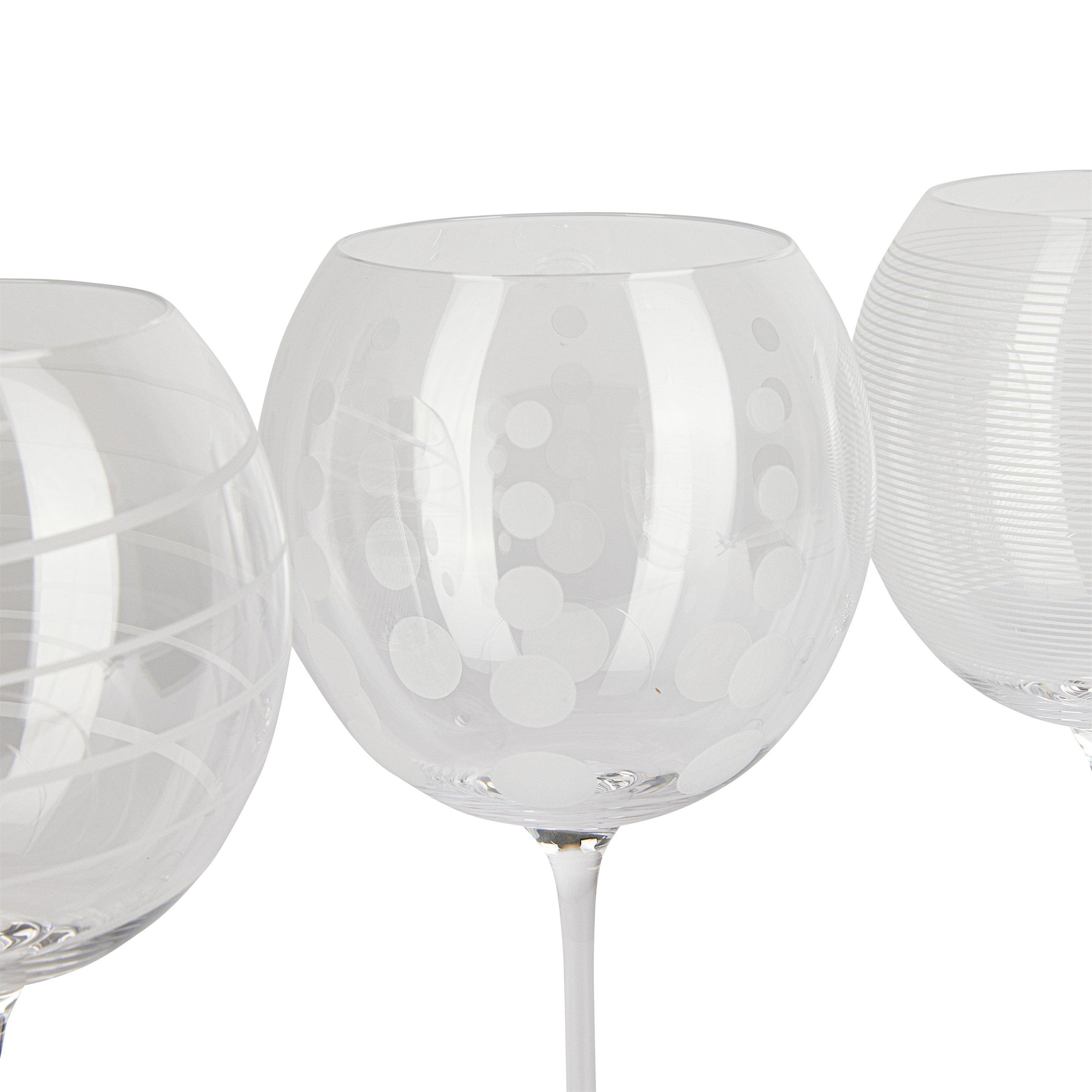 Clear - Mikasa - Mikasa Cheers Set Of 4 Balloon Glasses - 4
