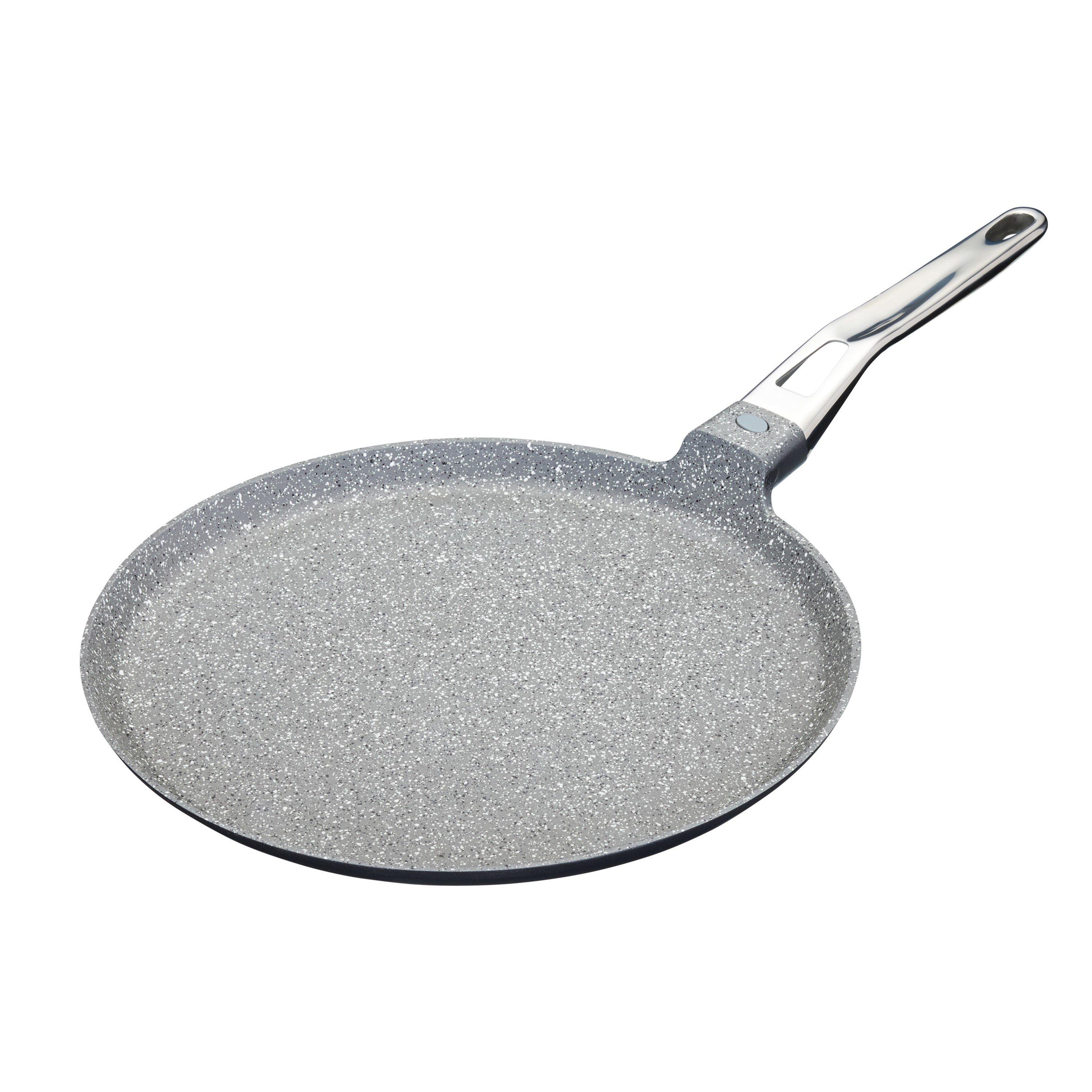 Masterclass  Cast Aluminium Crepe Pan For Induction - Grey - 28x49.5cm