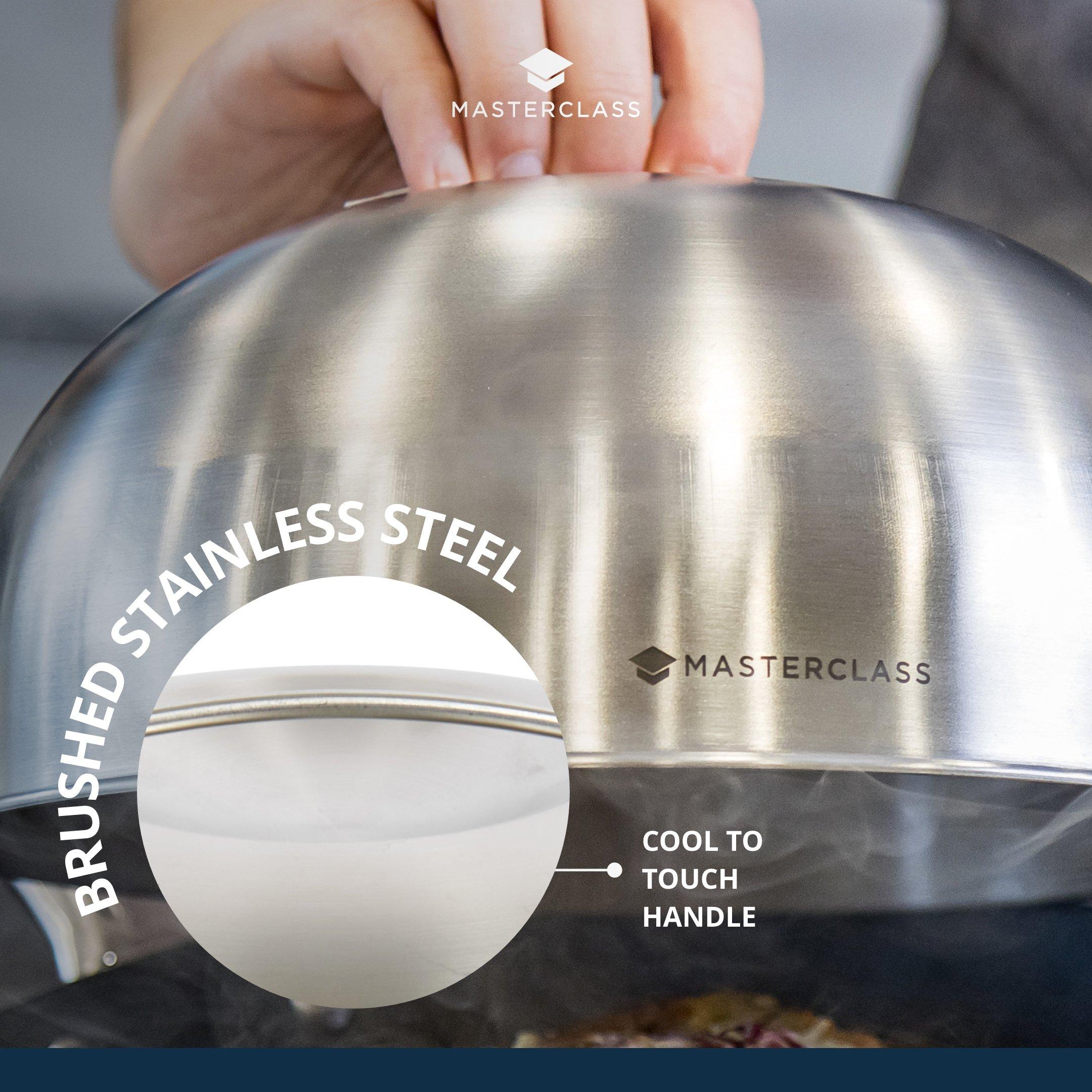 Silver - MasterClass - MasterClass Cheese Melting Dome / Burger Steamer - 3