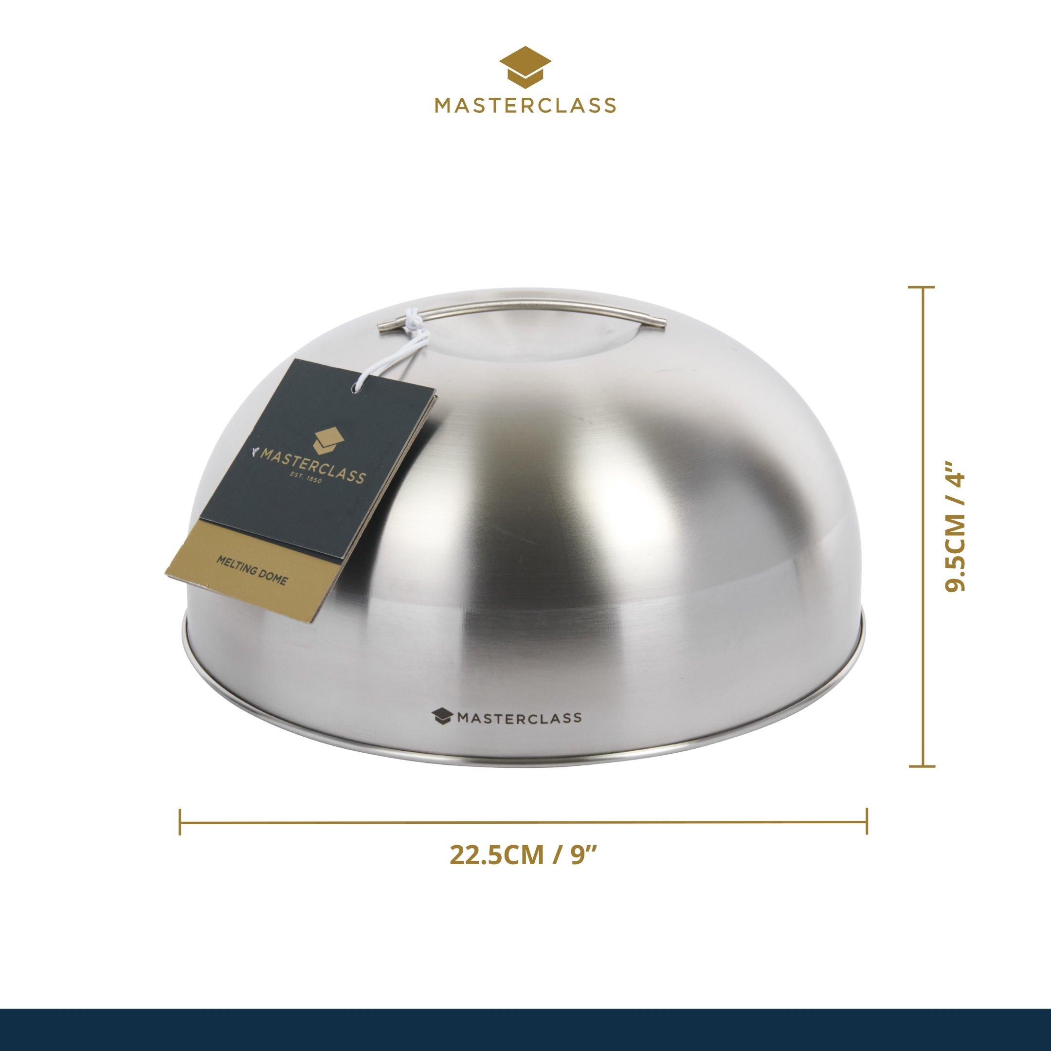 Silver - MasterClass - MasterClass Cheese Melting Dome / Burger Steamer - 5