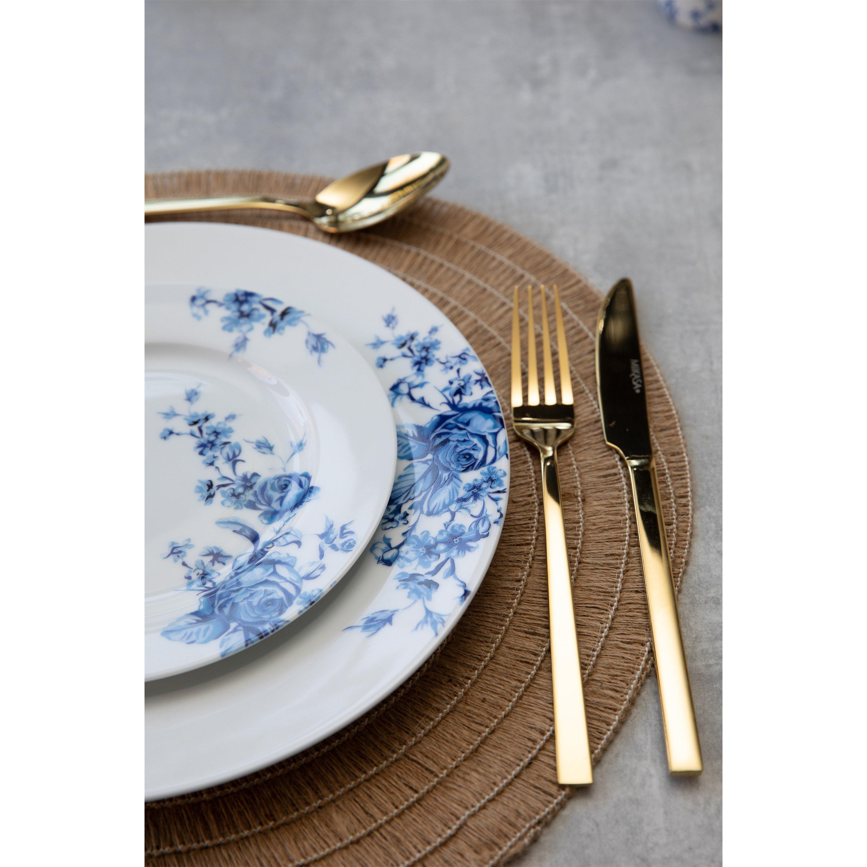 Metallic Gray - Mikasa - Ciara Diseno 16 Piece Cutlery Set - Gold - 4