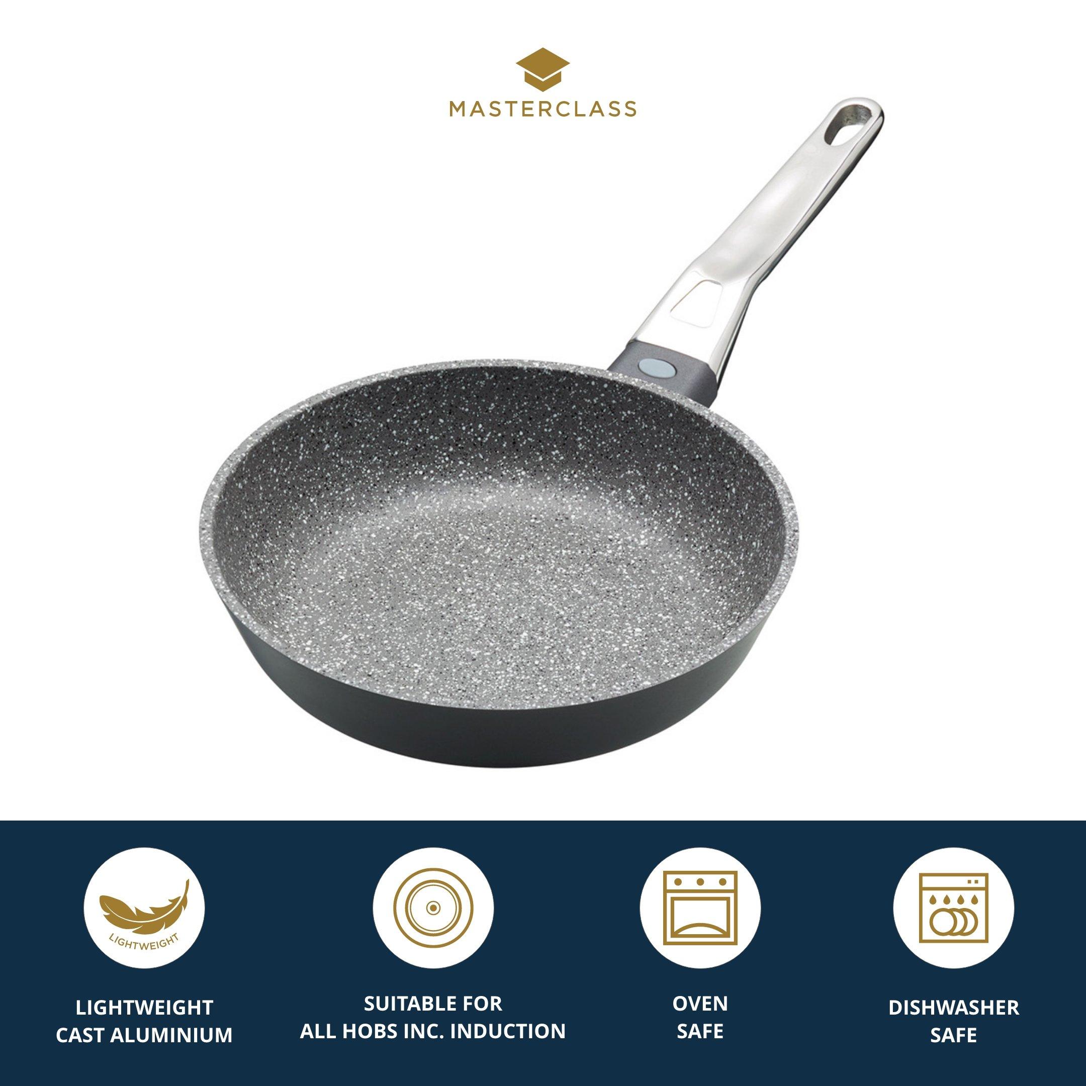 Grey - MasterClass - MasterClass Cast Aluminium Fry Pan - 6