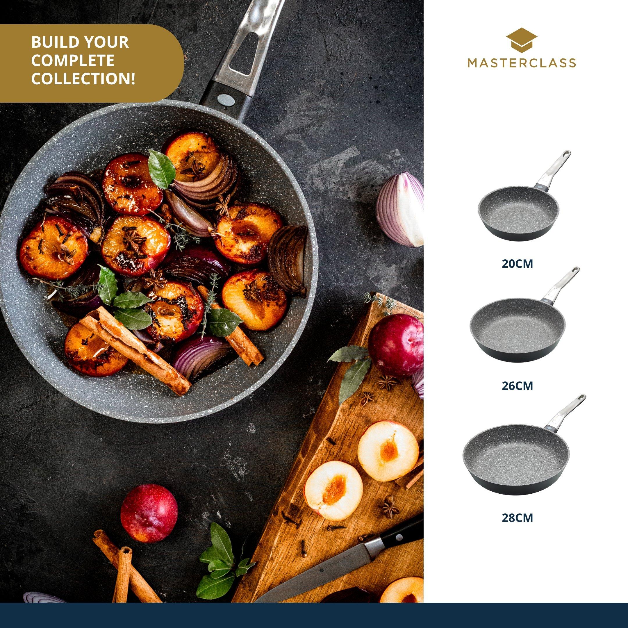 Grey - MasterClass - MasterClass Cast Aluminium Fry Pan - 2