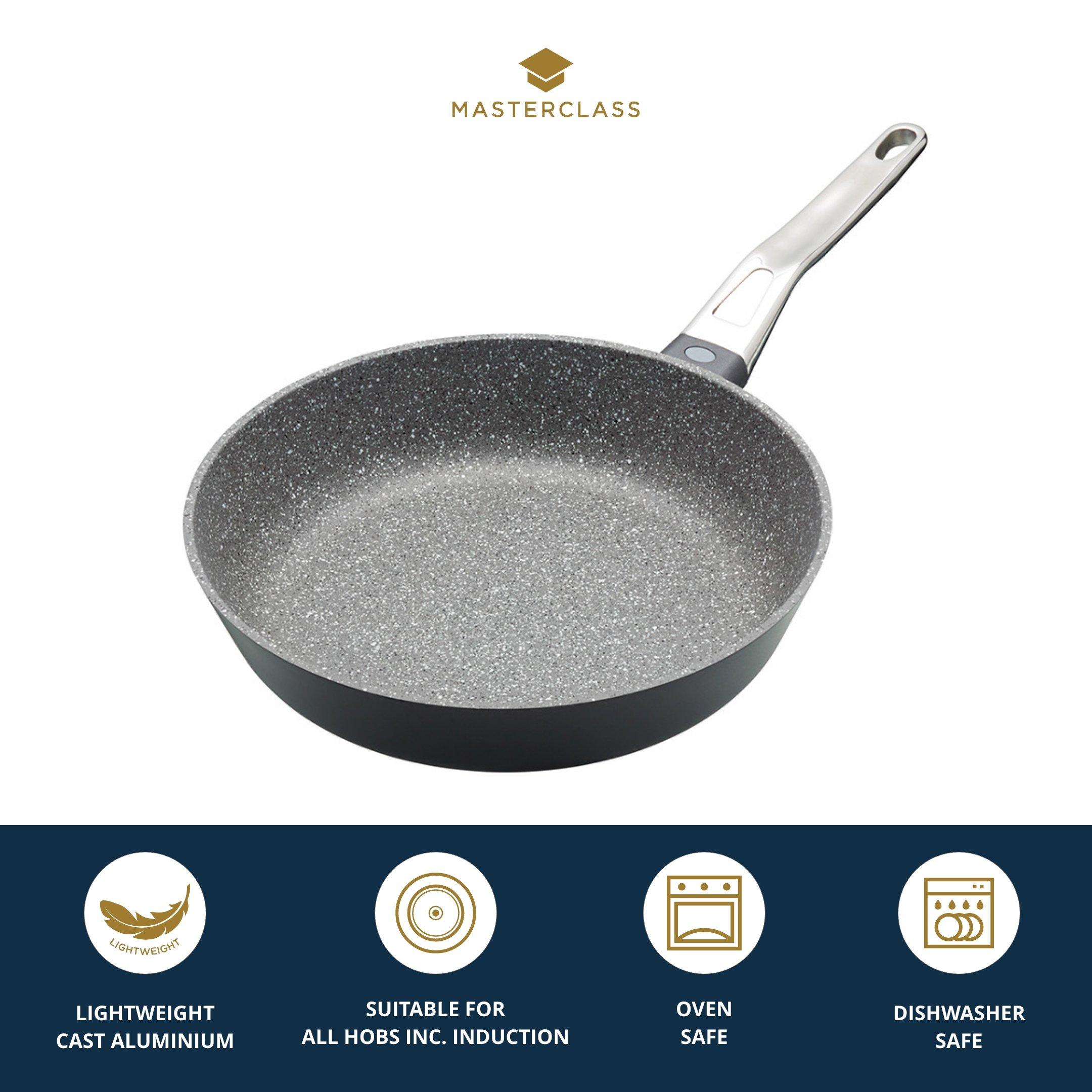 Grey - MasterClass - MasterClass Cast Aluminium Fry Pan - 6