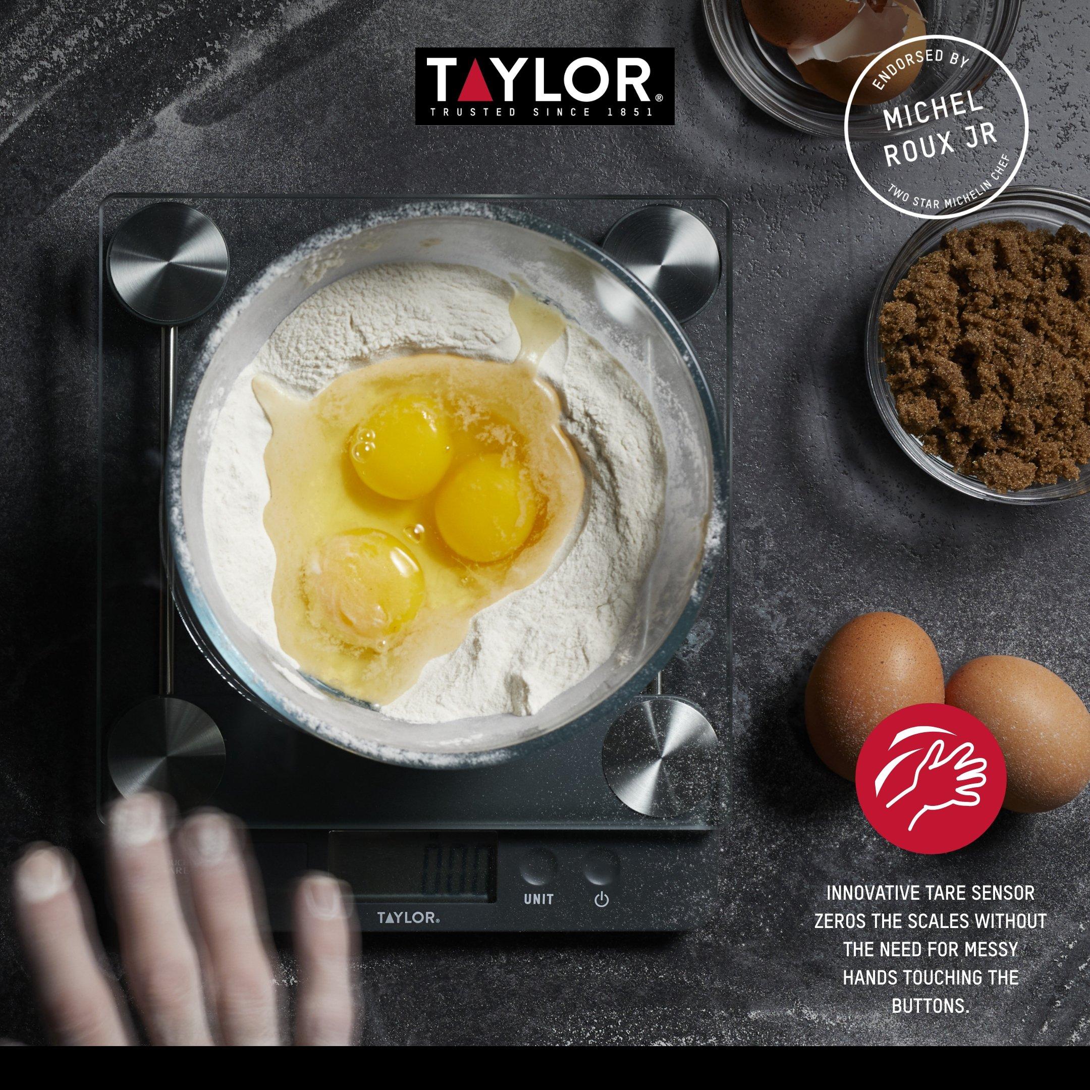 Clear - Taylor - Taylor Pro Touchless TARE Digital Dual 14.4Kg - 5