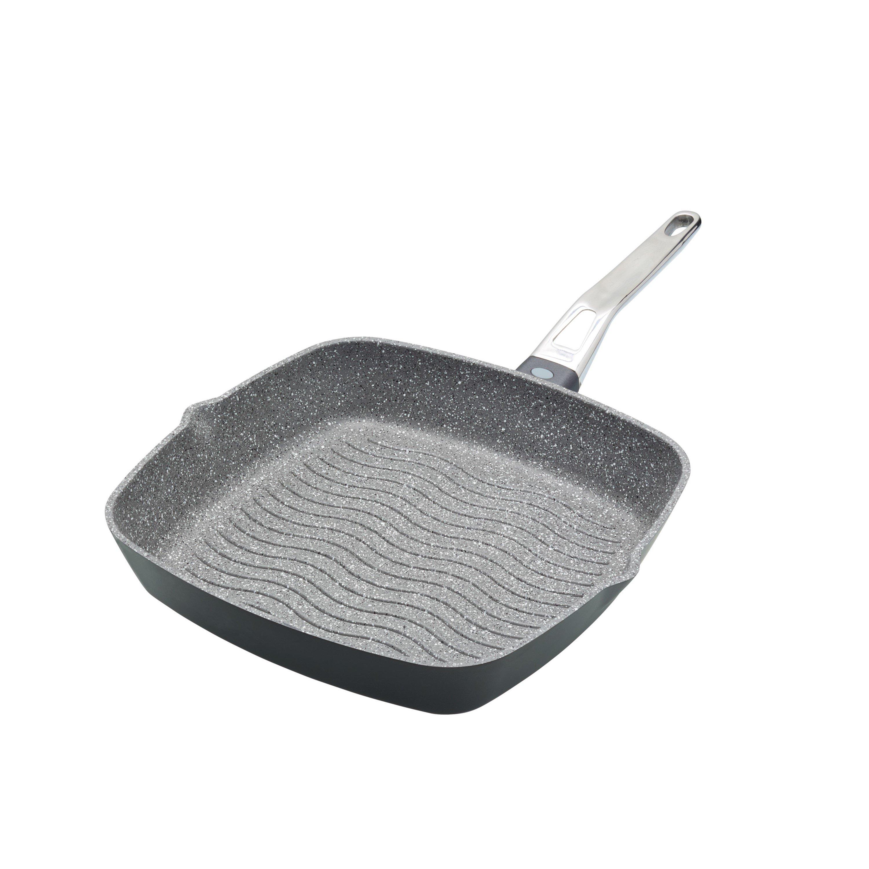 Grey - MasterClass - Cast Aluminium Grill Pan, 28cm - 1
