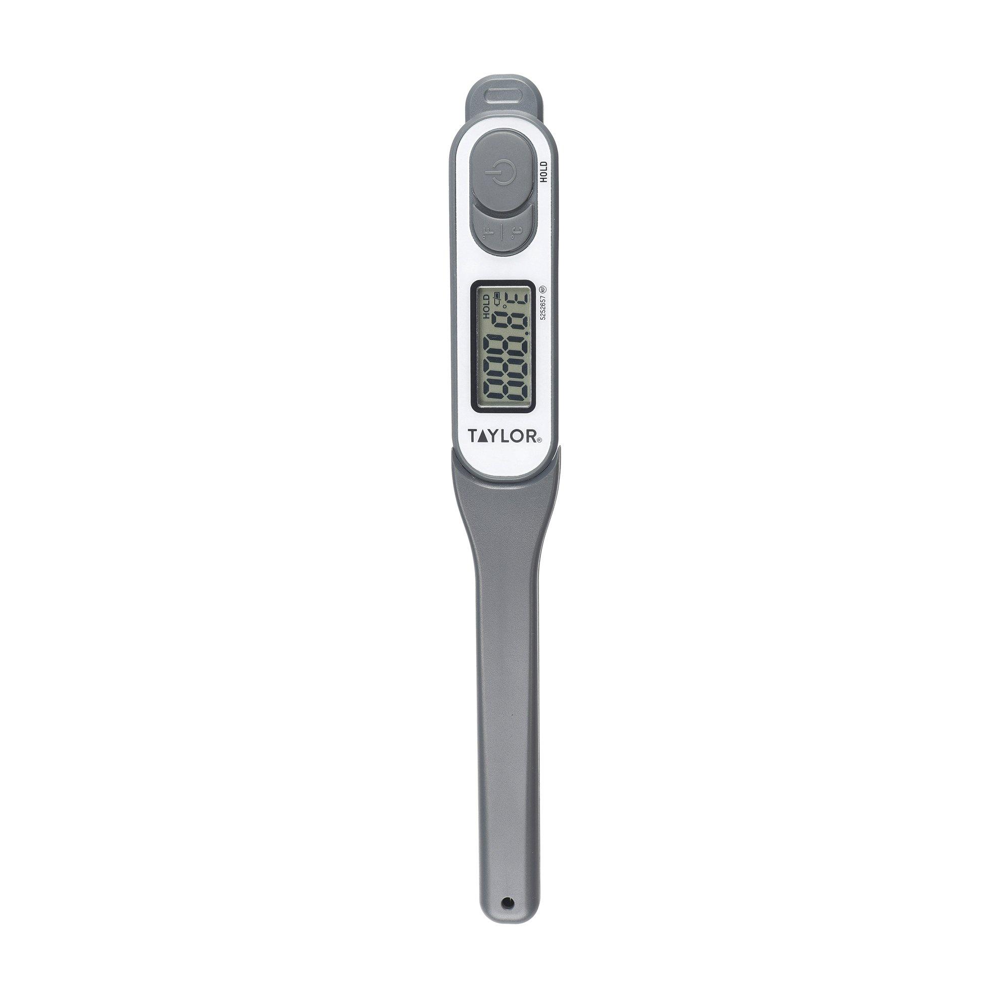 Grey - Taylor - Pro Ultra-Fast Waterproof Meat Thermometer - 1
