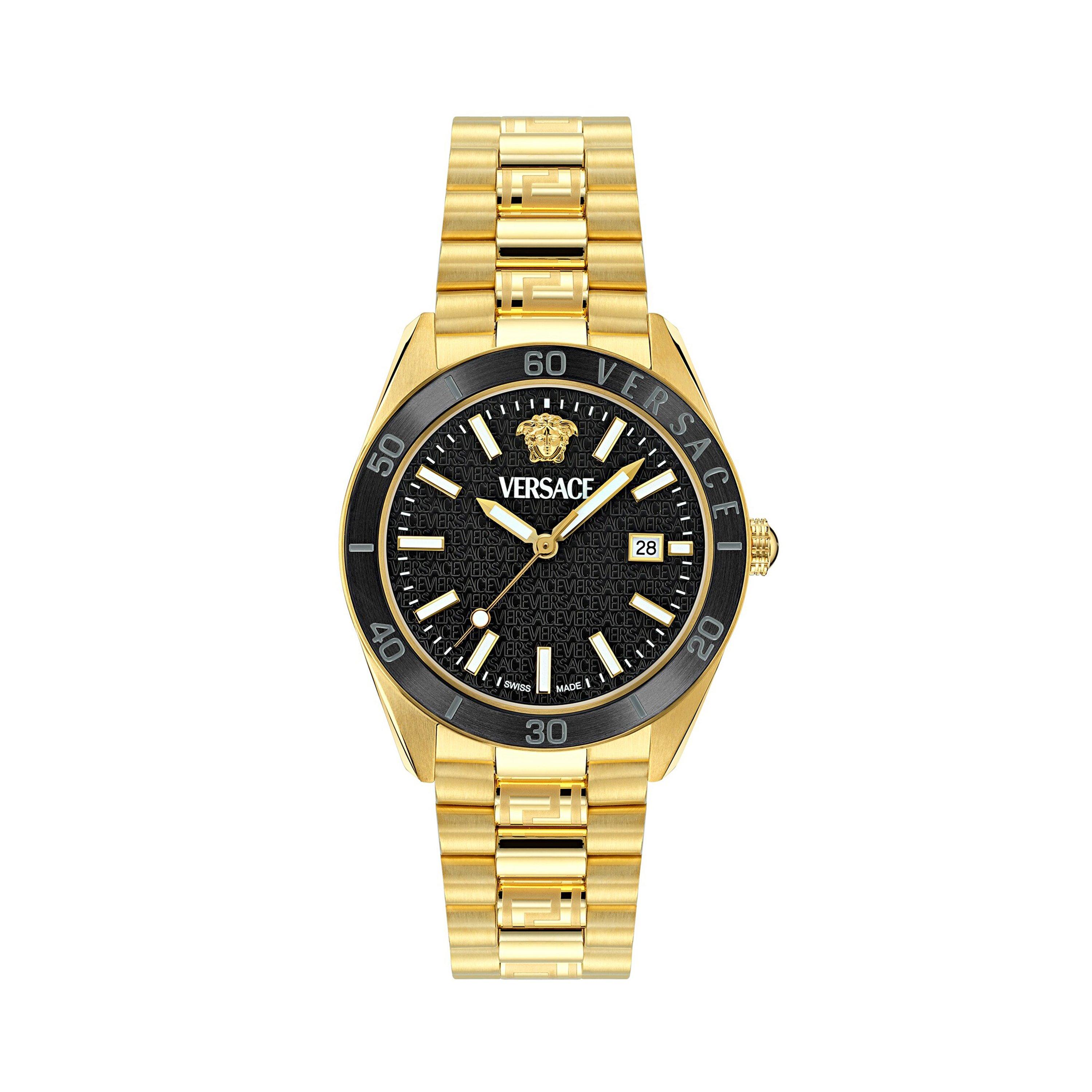 Black/Gold - Versace - Dome Watch - 1