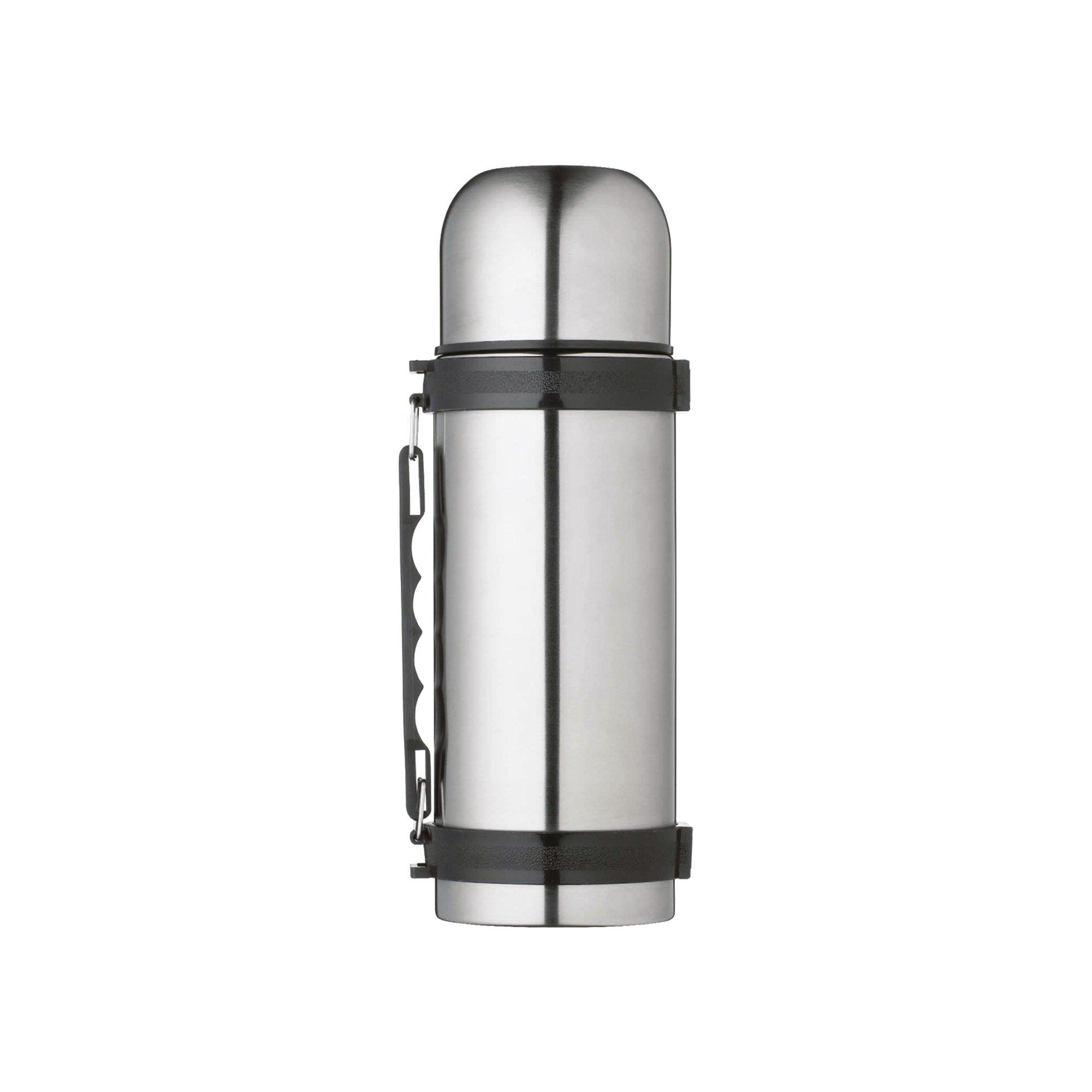 Silver - MasterClass - Stainless Steel 1 Litre Vacuum Flask - 1