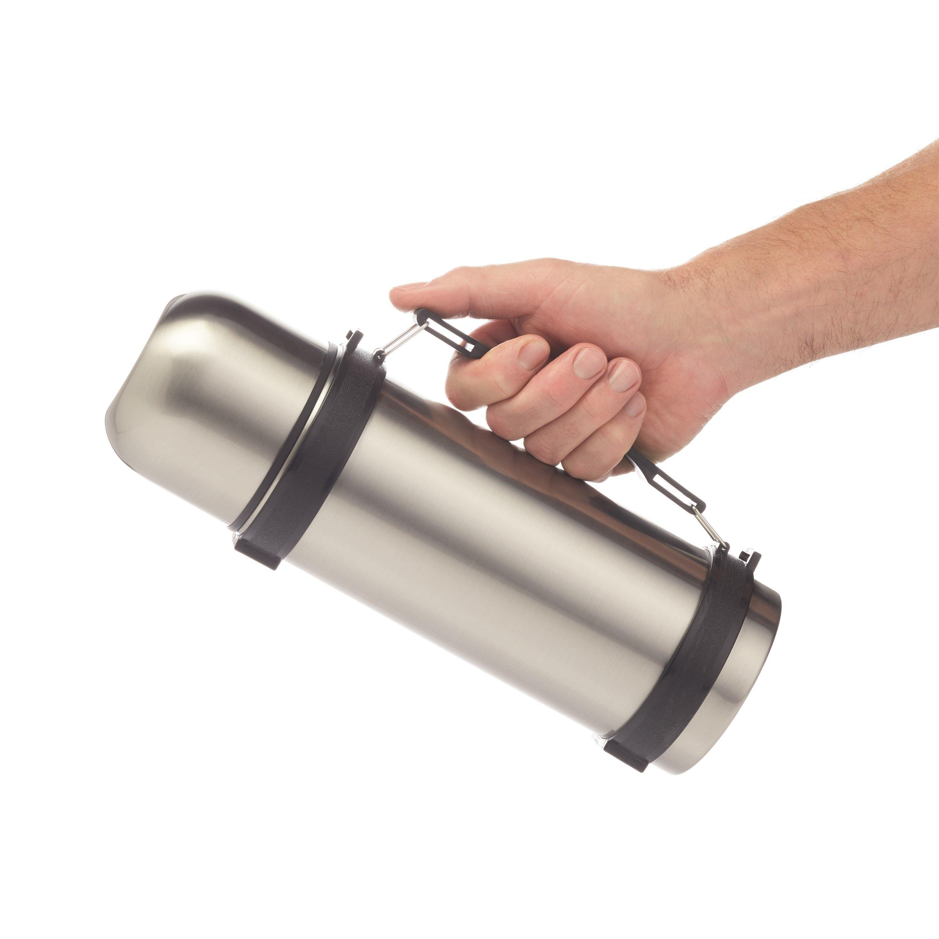 Silver - MasterClass - MasterClass Stainless Steel 1 Litre Vacuum Flask - 2