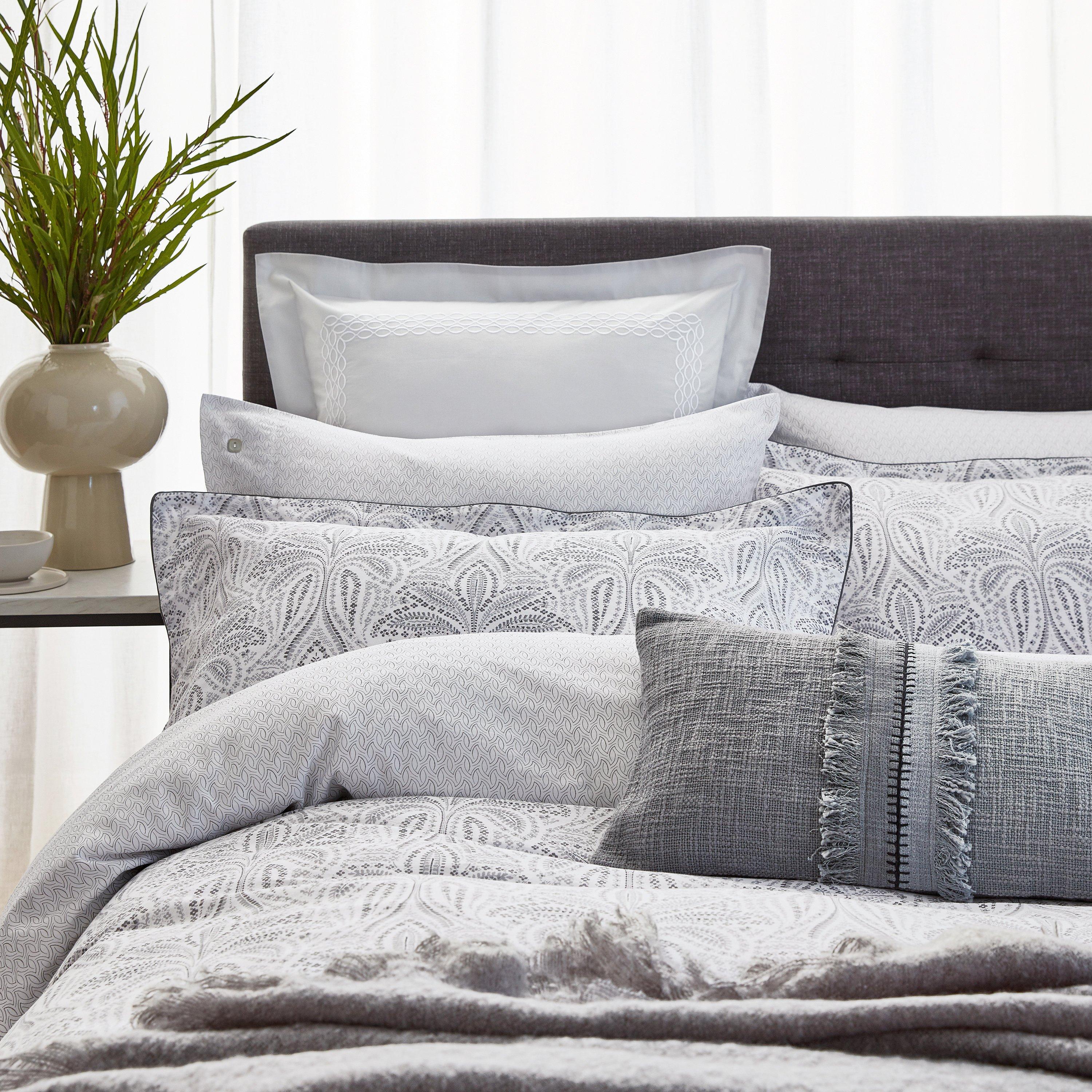 Silver - Bedeck of Belfast - SAFFI DUVET COVER - 2