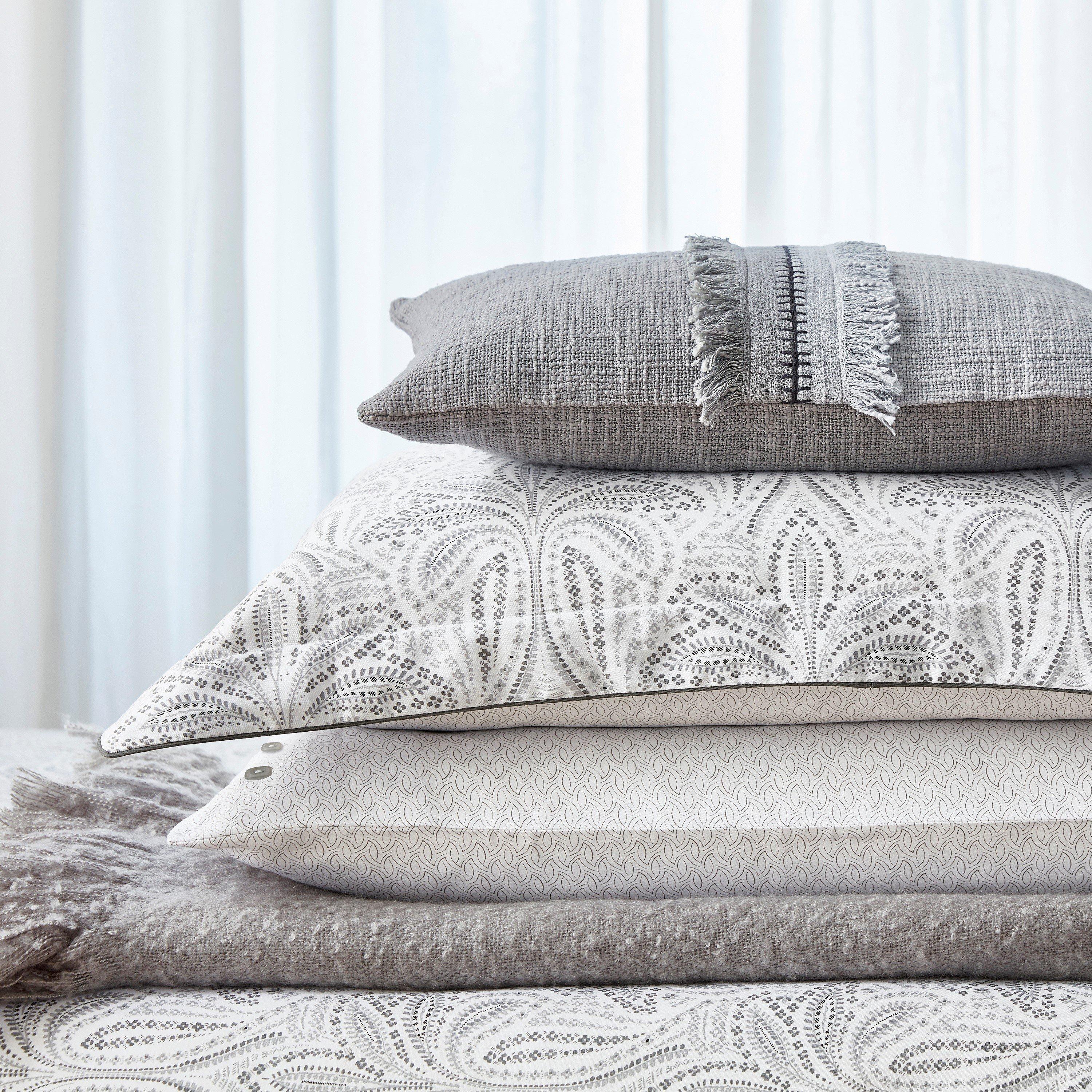 Silver - Bedeck of Belfast - SAFFI DUVET COVER - 3