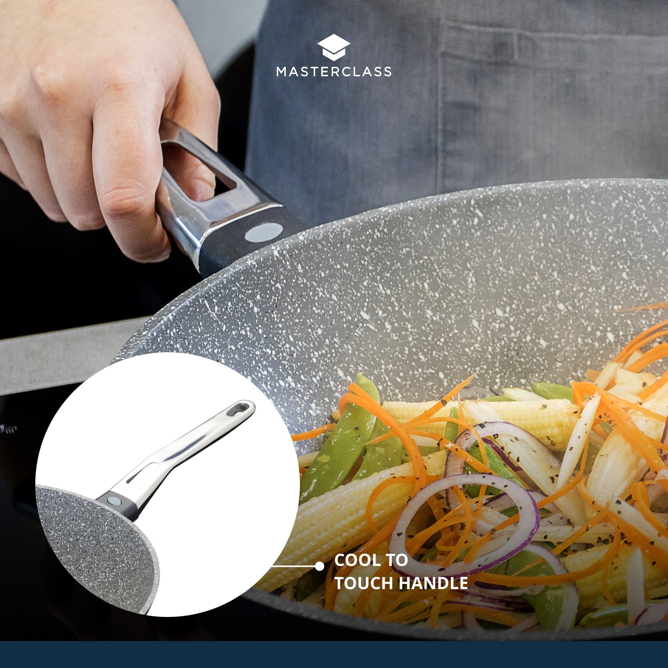 Grey - MasterClass - MasterClass Stir Fry Pan / Wok For Induction Hob - 2