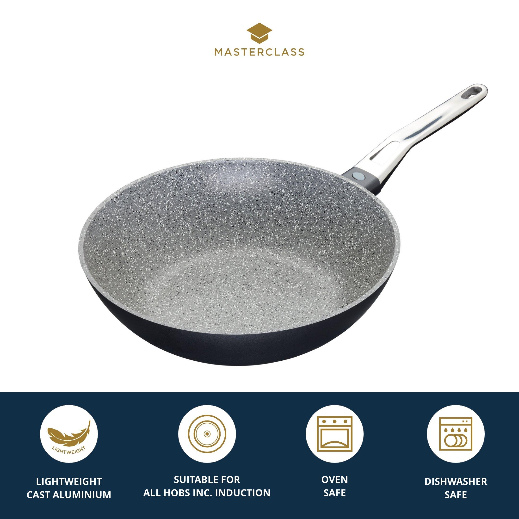 Grey - MasterClass - MasterClass Stir Fry Pan / Wok For Induction Hob - 5