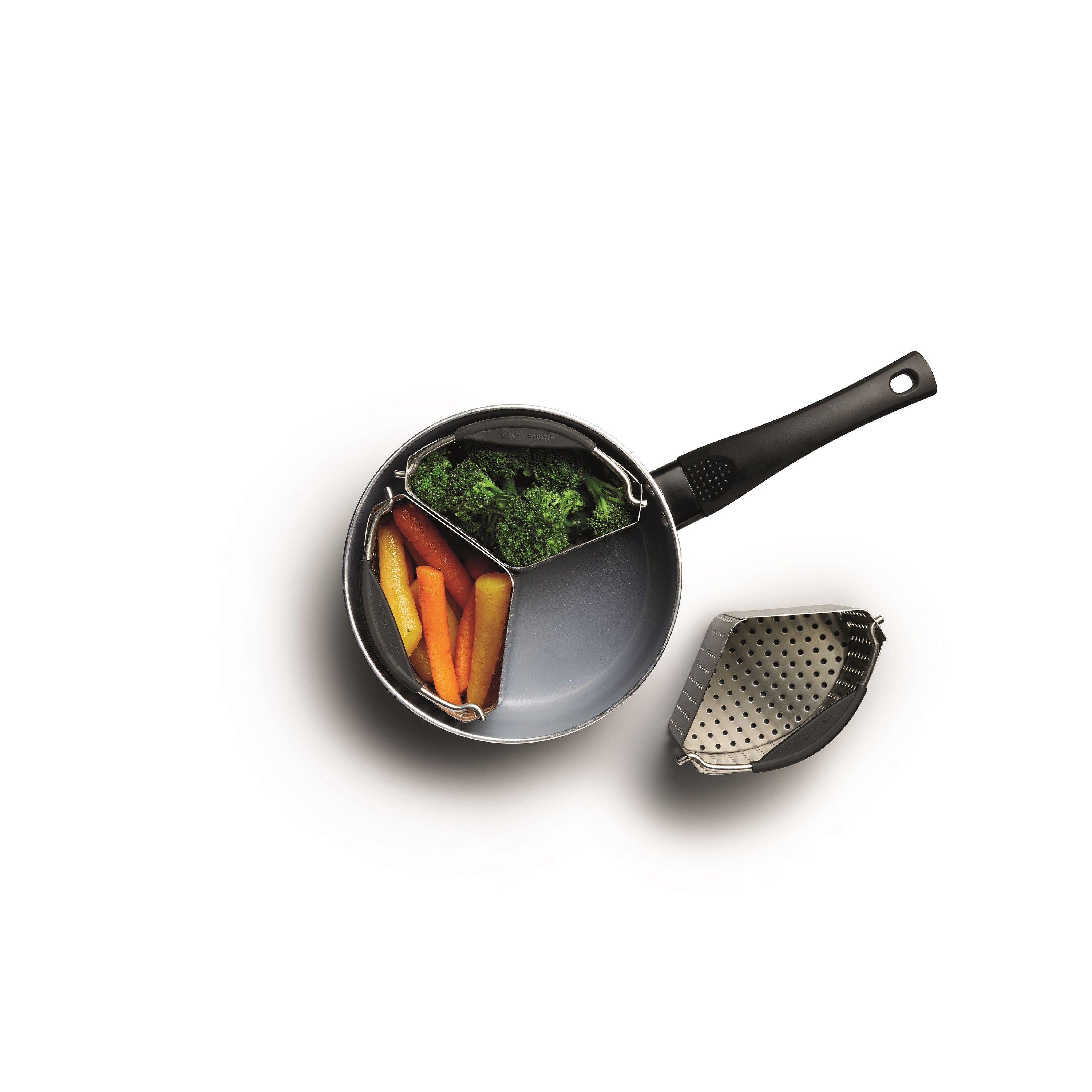 Silver - MasterClass - Set of 3 Saucepan Divider Basket - 2