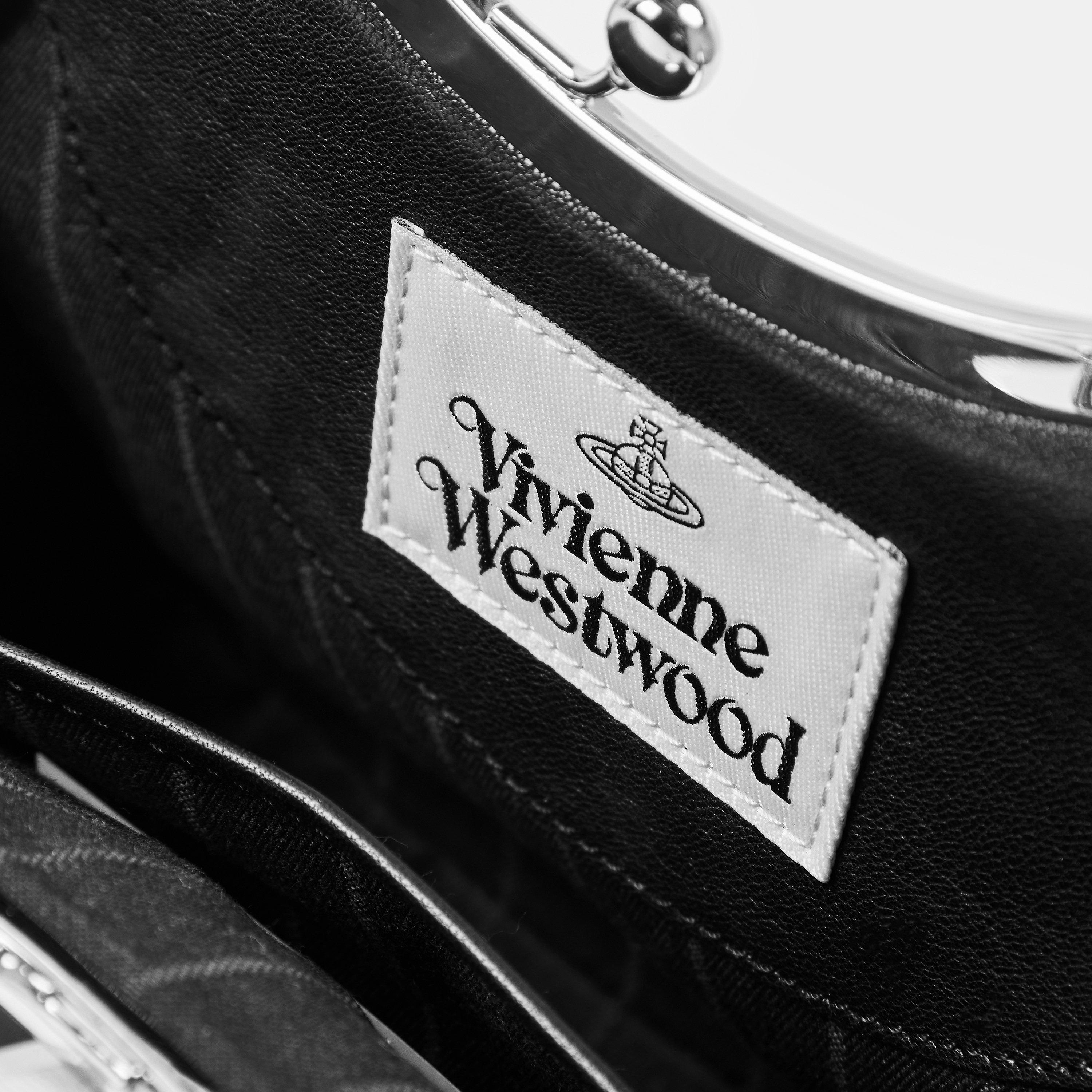 Black - Vivienne Westwood - Charm Frame Shoulder Bag - 5